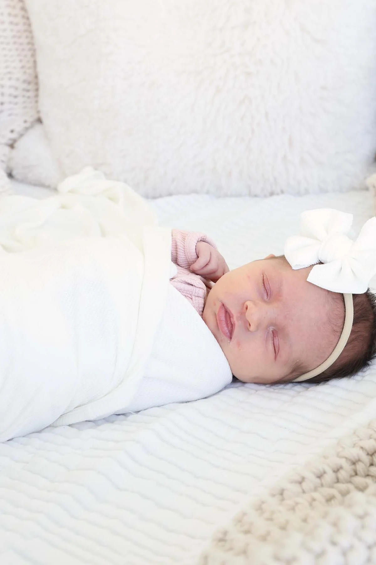 All Bamboo Waffle Swaddle Blankets - Image 3