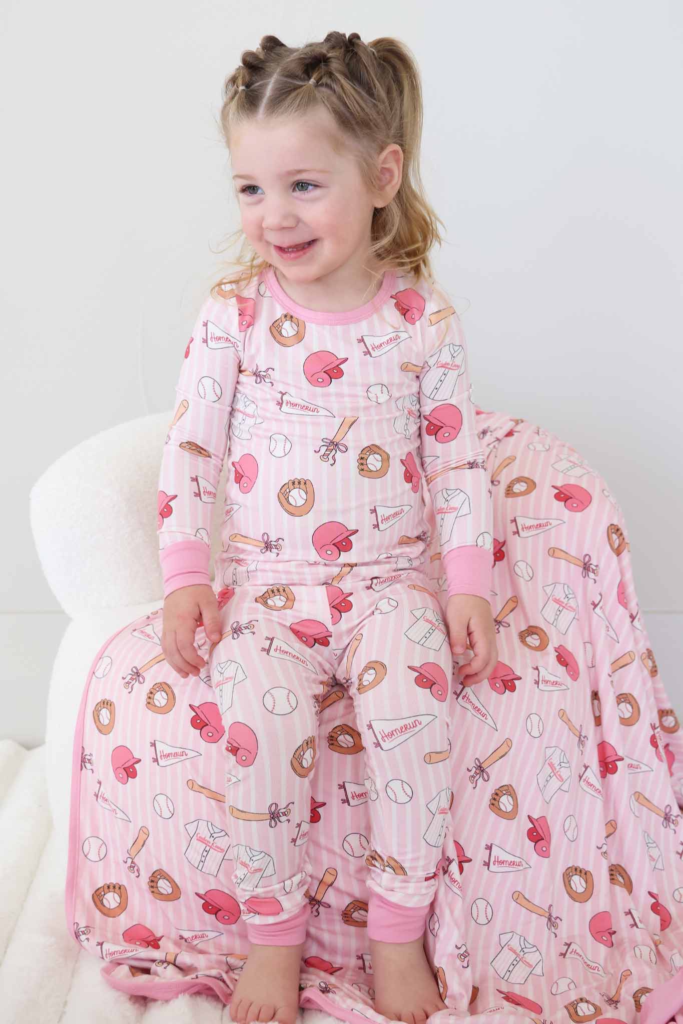 Ballpark Babes Two Piece Pajama Set - Image 2