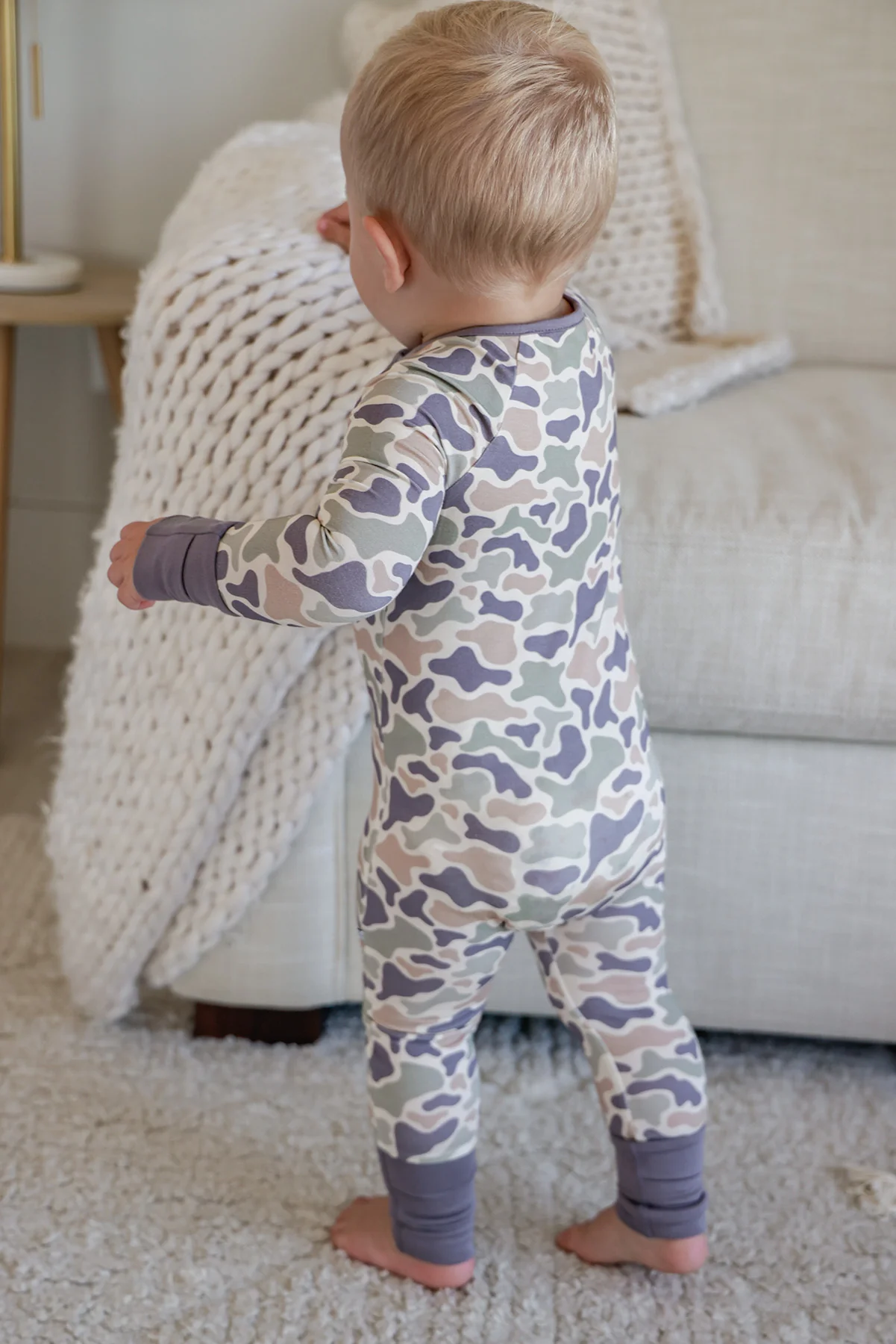 Convertible Bamboo Zip Romper | Camo Cutie - Image 17