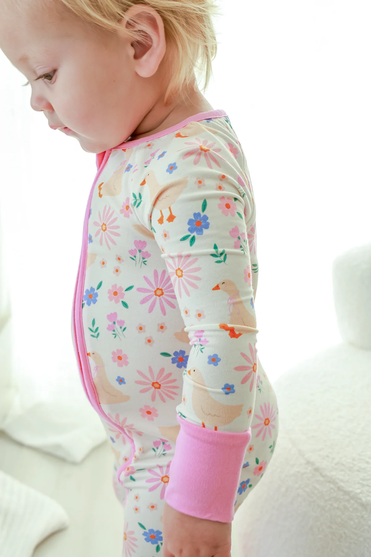 Convertible Bamboo Zip Romper | Loosey Goose - Image 11