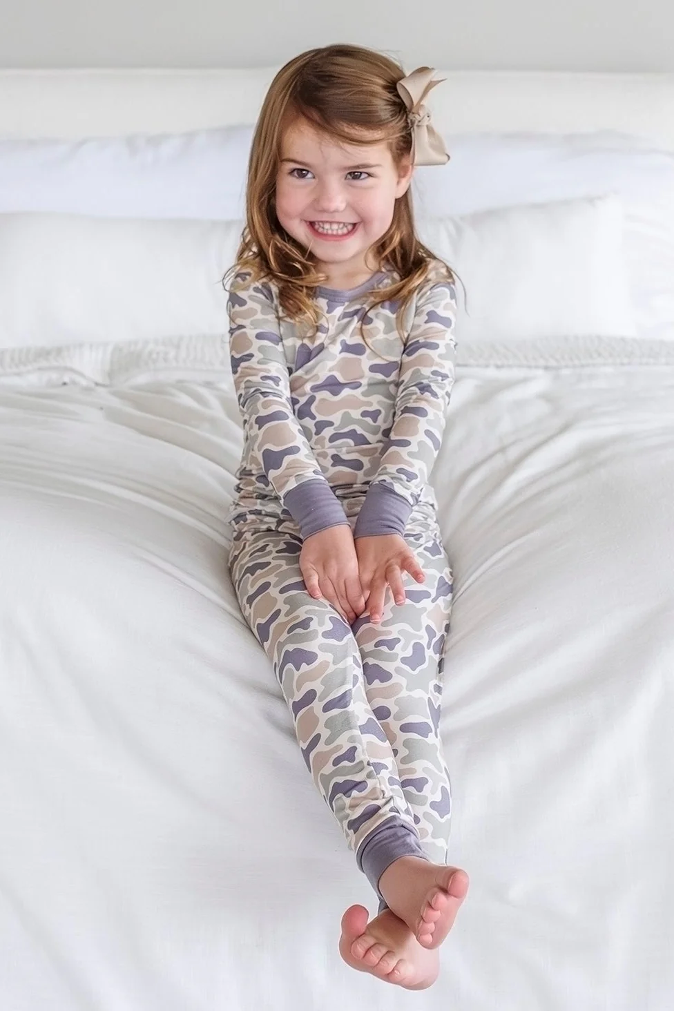 Two Piece Bamboo Pajama Set | Camo Cutie - Image 12
