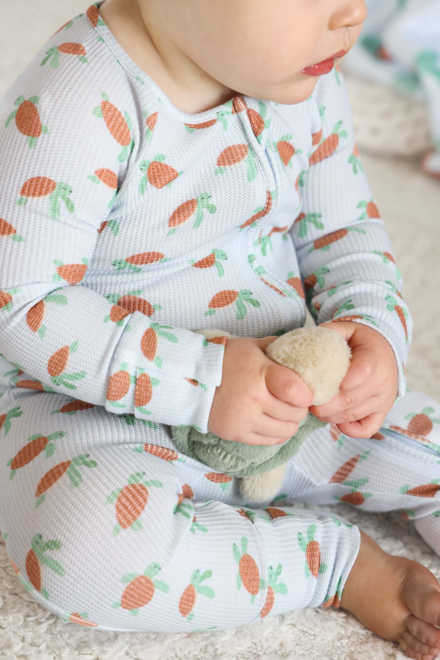 Bamboo Waffle Convertible Zip Romper | Coastal Cruisers - Image 3