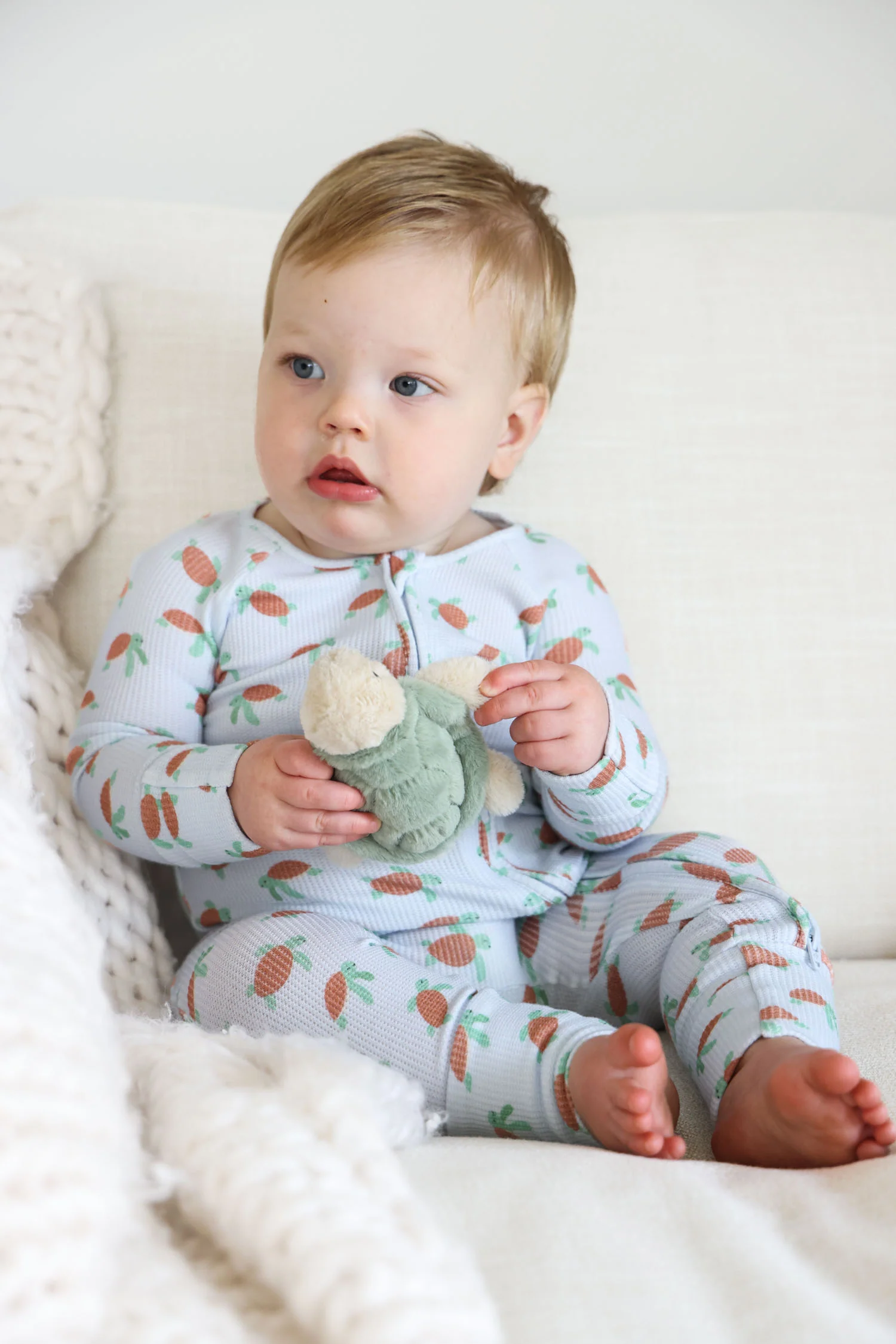 Bamboo Waffle Convertible Zip Romper | Coastal Cruisers - Image 7