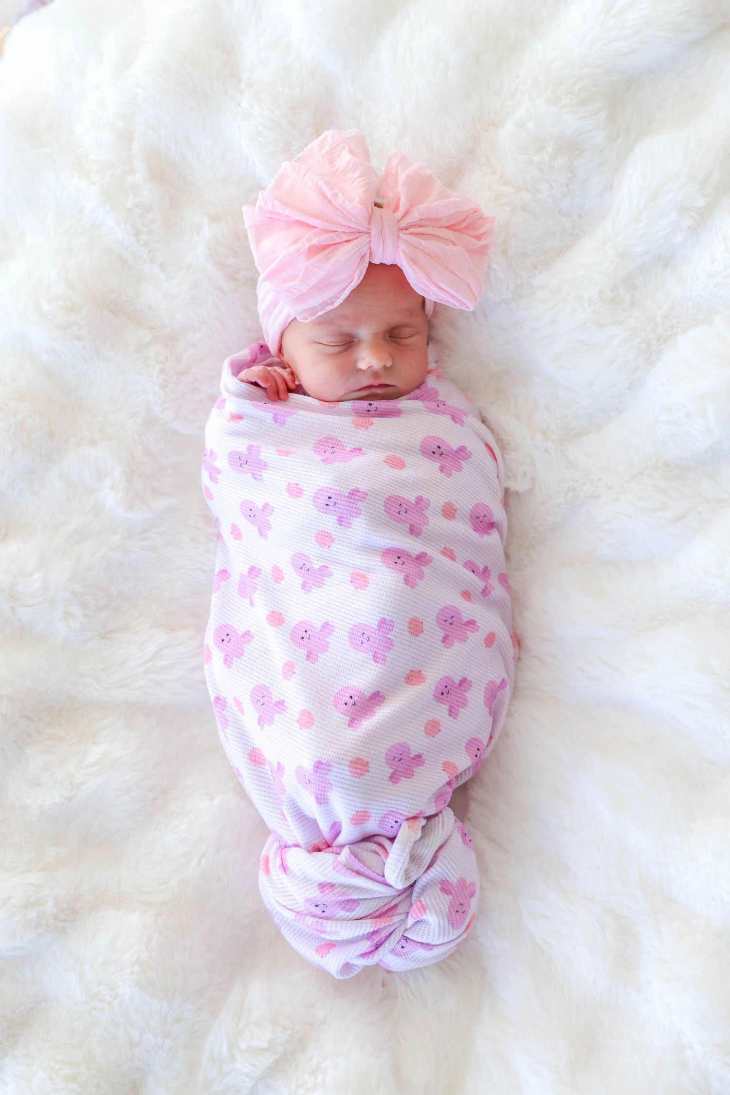 Bamboo Waffle Oversized Swaddle Blanket | Sea Snuggles - Image 4