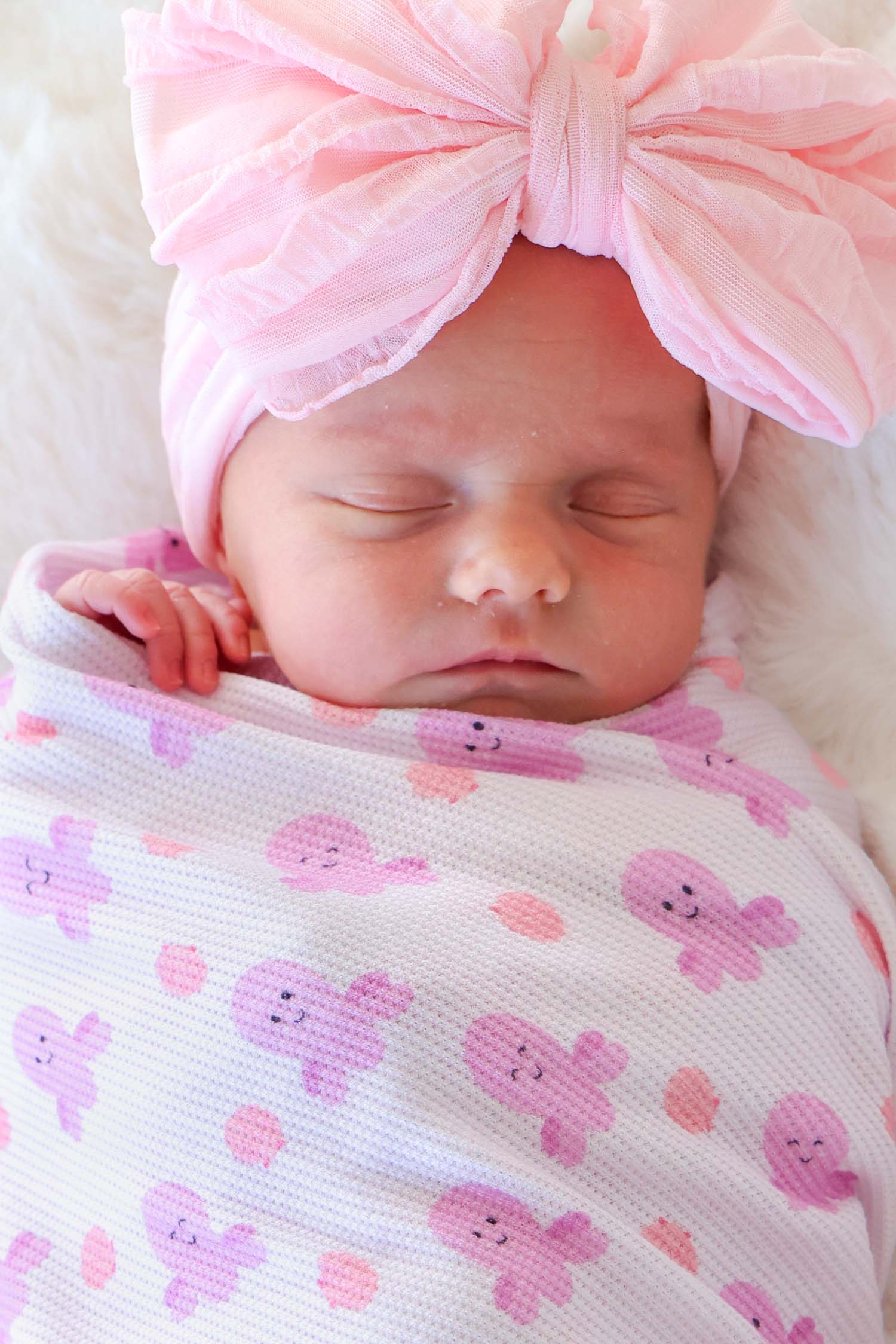 Bamboo Waffle Oversized Swaddle Blanket | Sea Snuggles - Image 5