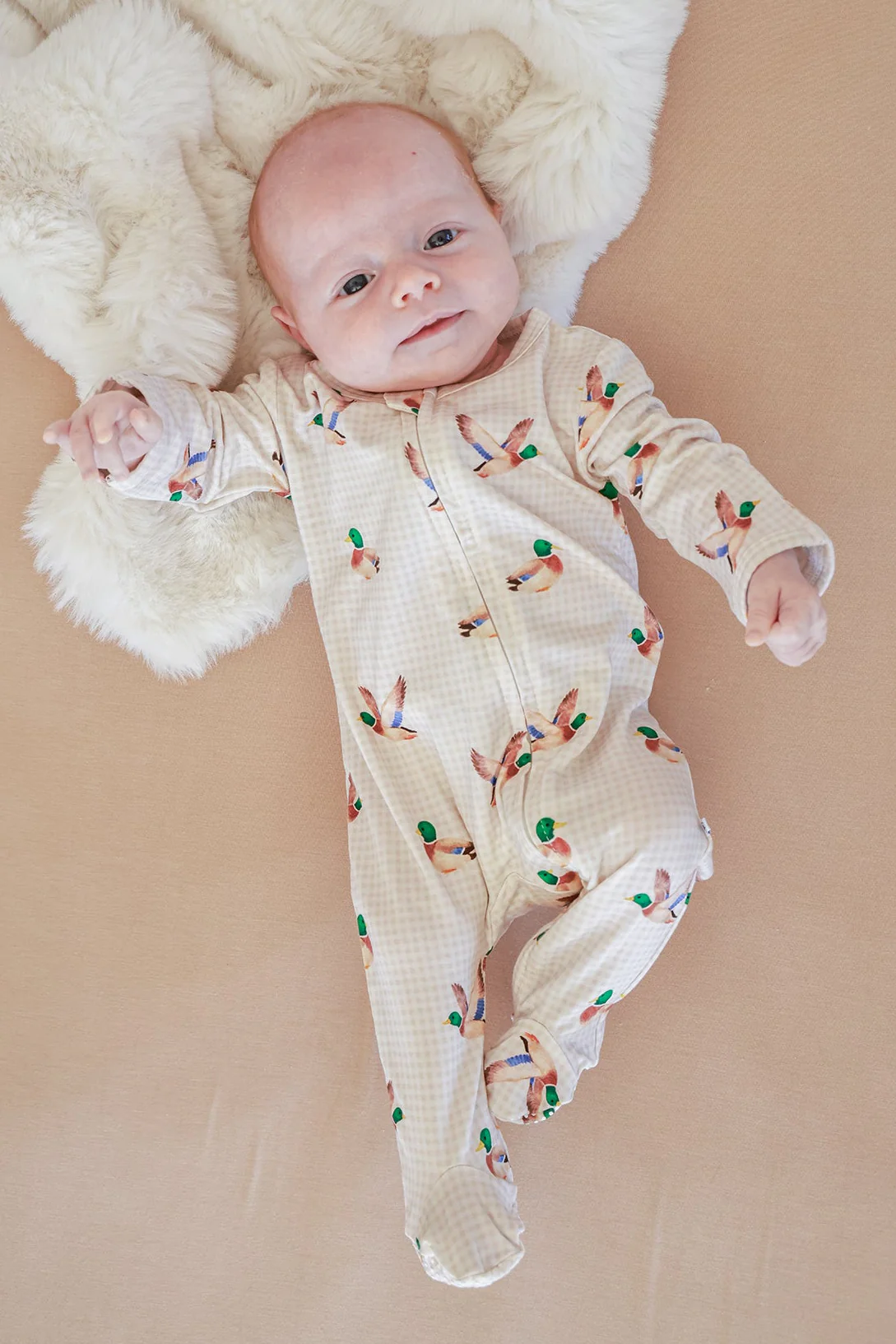 Bamboo Zipper Footie | Little Mallard
