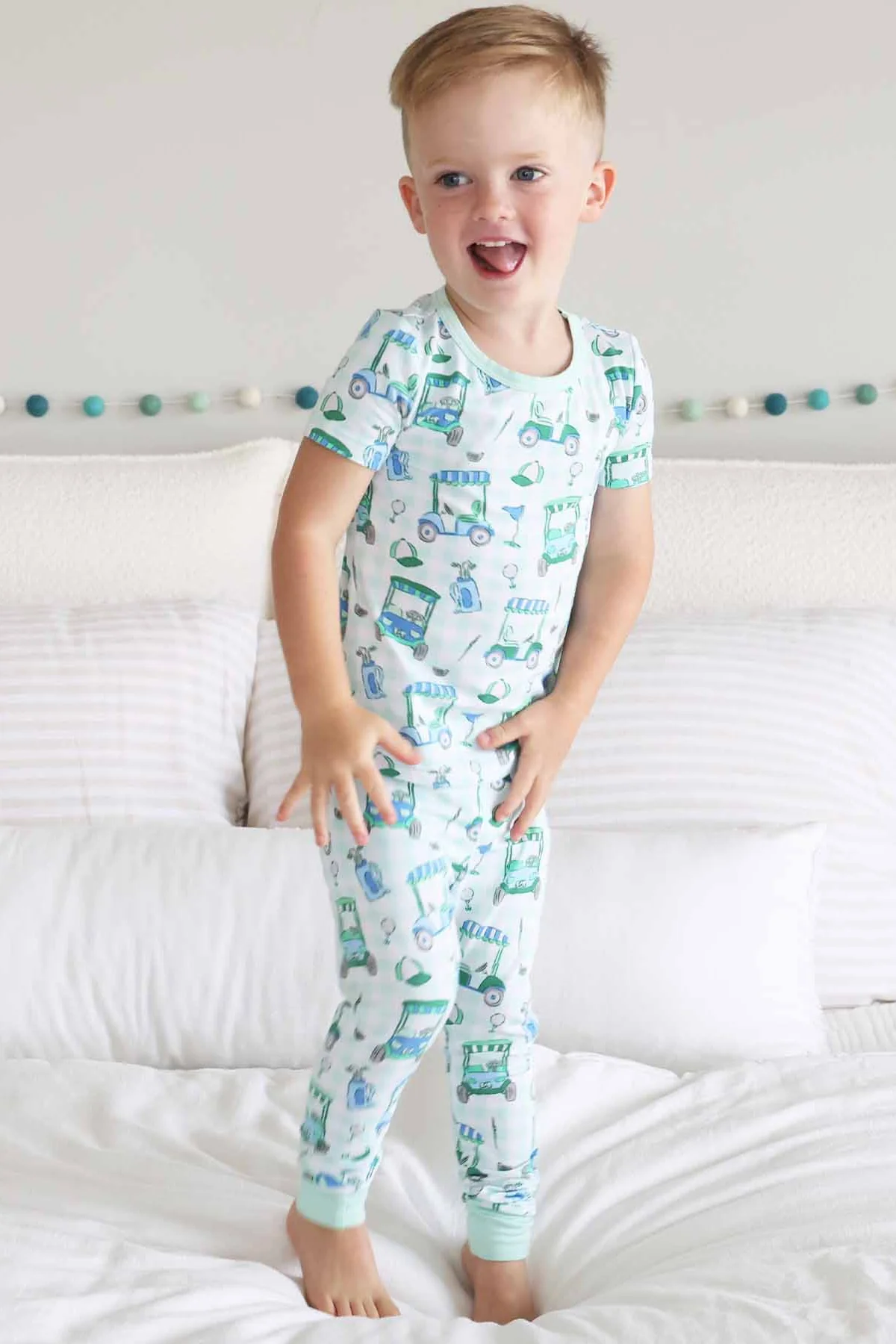 Birdie Babes Two Piece Pajama Set | Green - Image 3