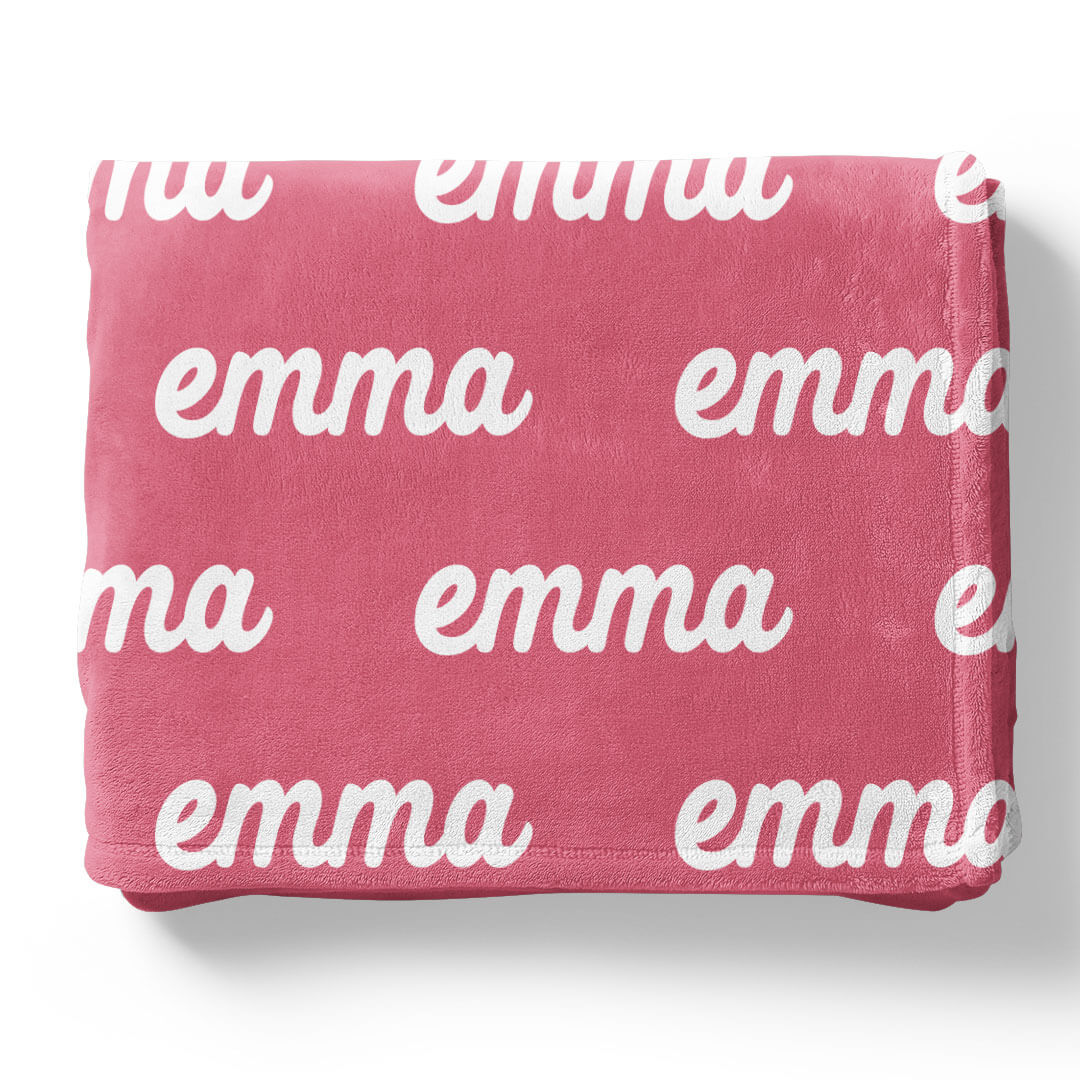 Candy Apple Personalized Color Blanket - Image 13