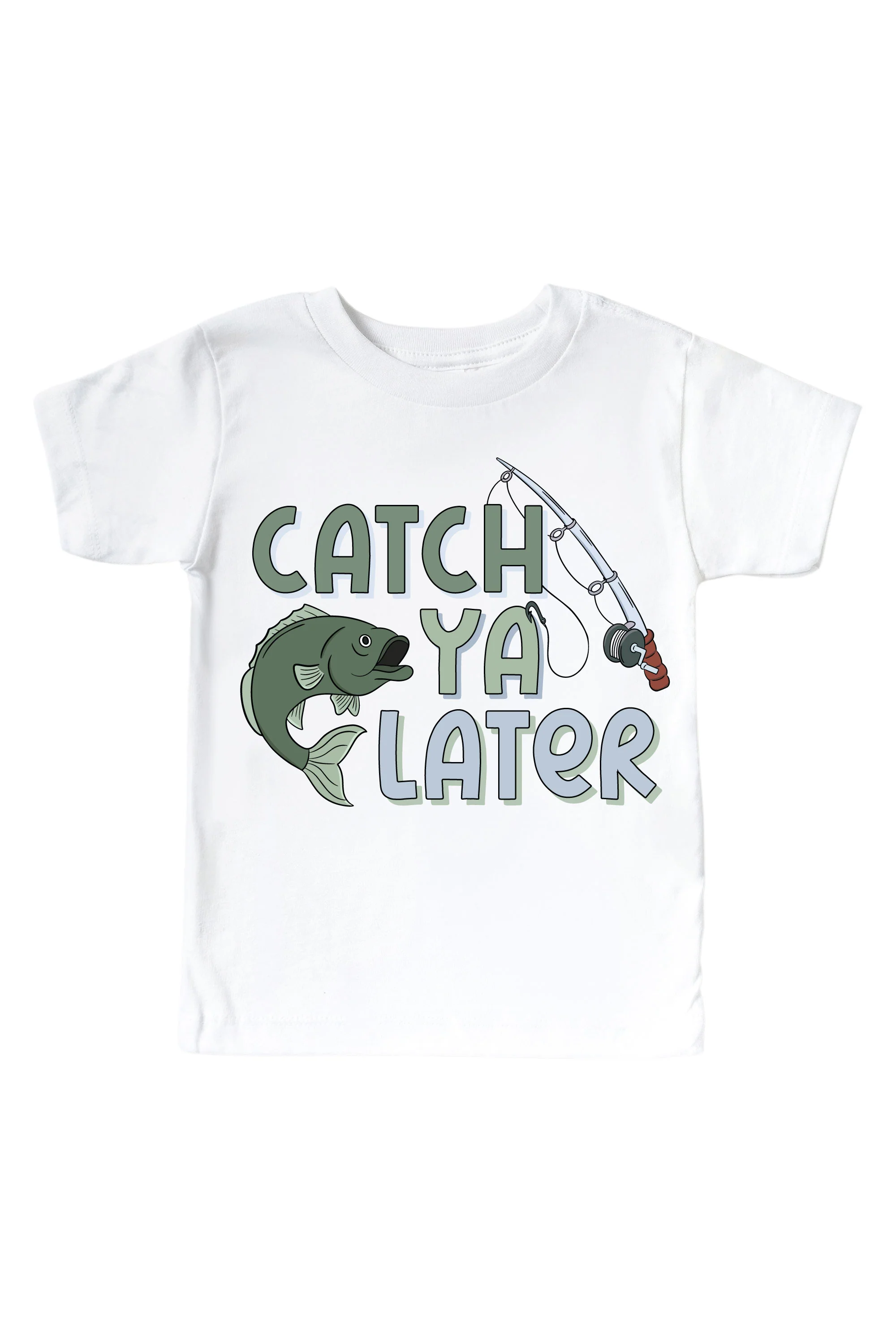 Catch Ya Later Graphic Bodysuit & Kids Tee | White - Image 3