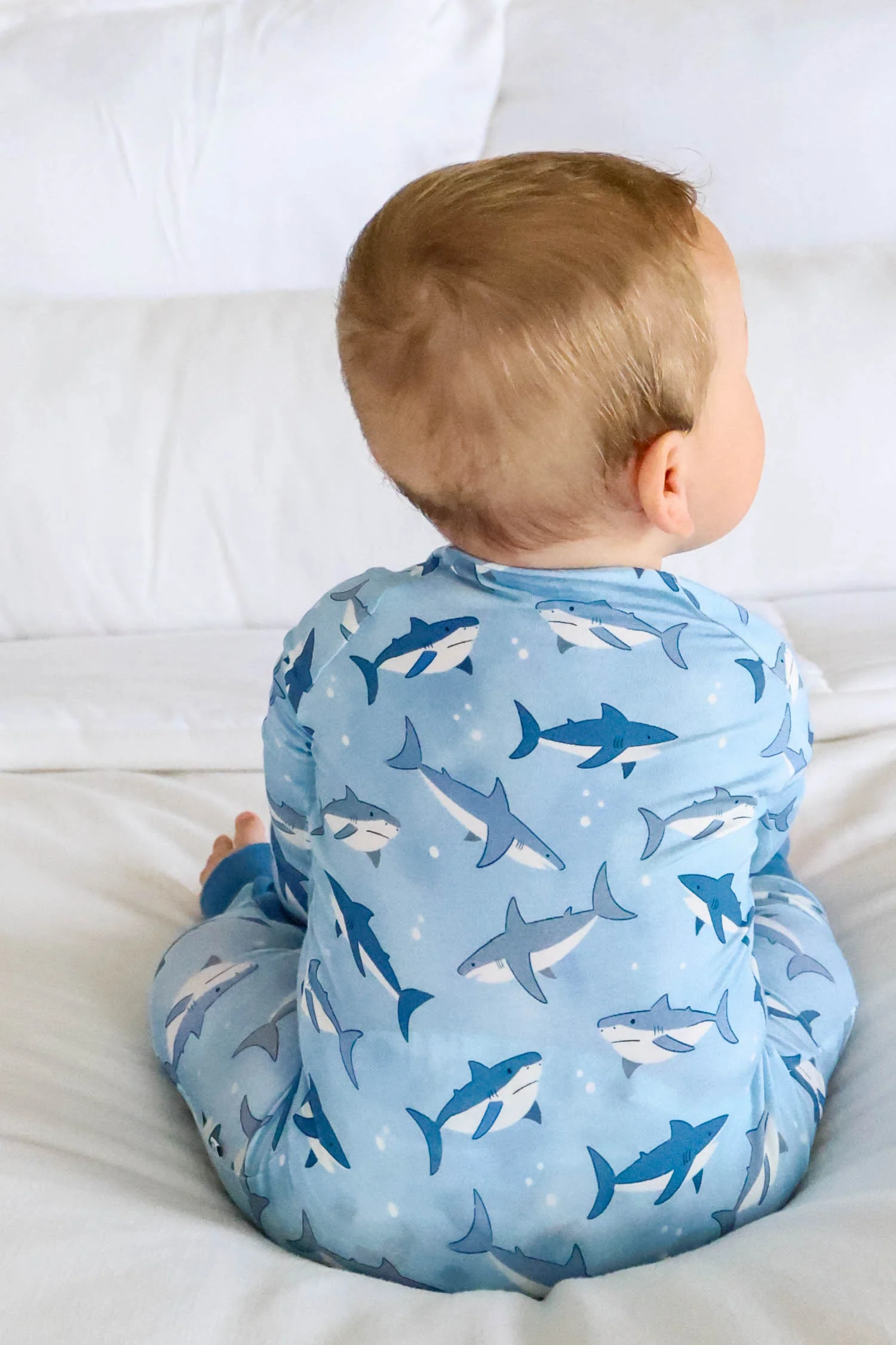 Convertible Bamboo Zip Romper | Fin Friends - Image 9