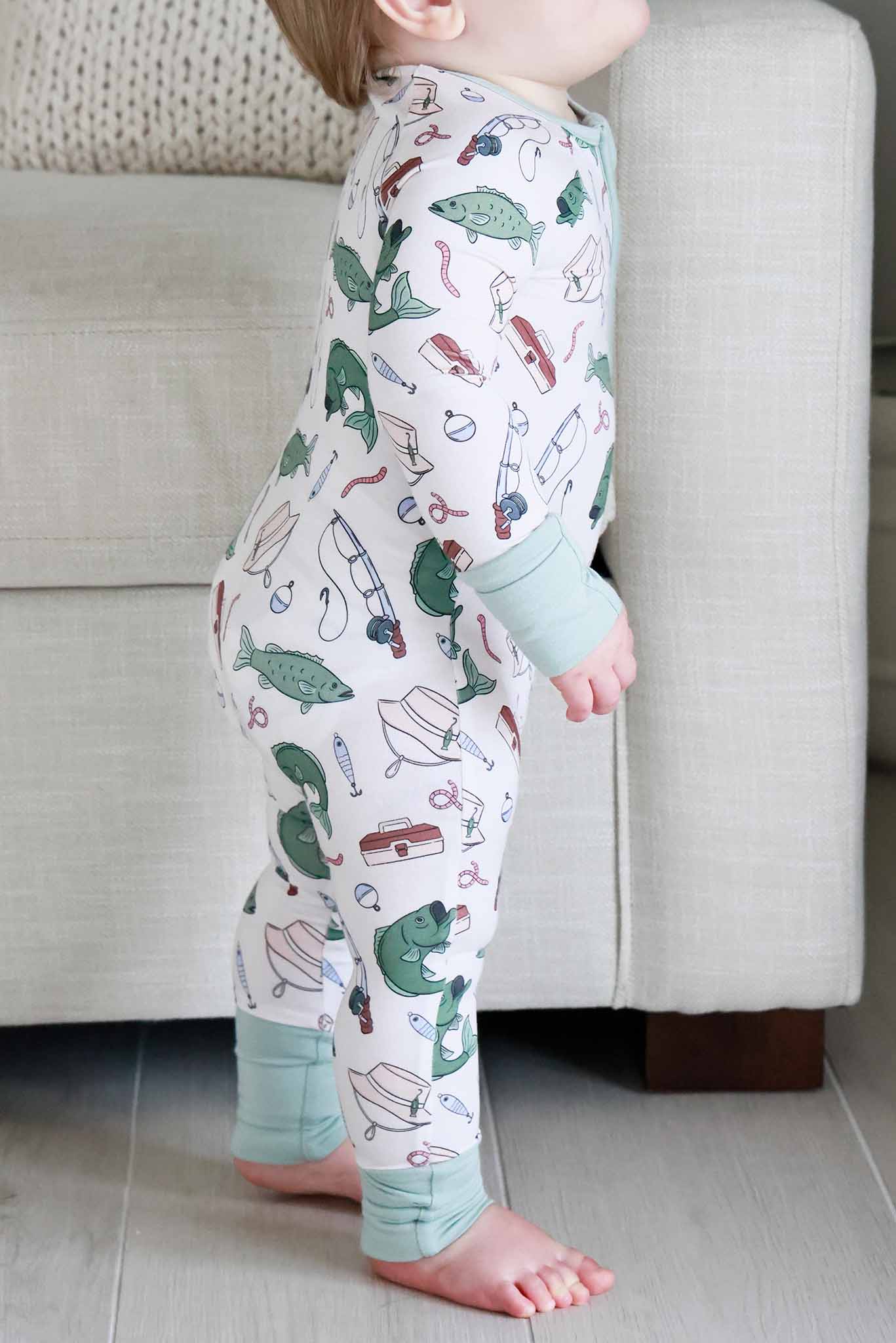 Convertible Bamboo Zip Romper | Off the Hook - Image 6