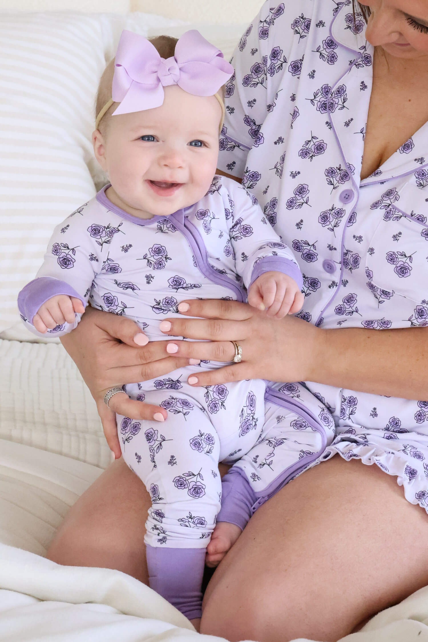 Convertible Zip Romper | Amethyst Garden - Image 4