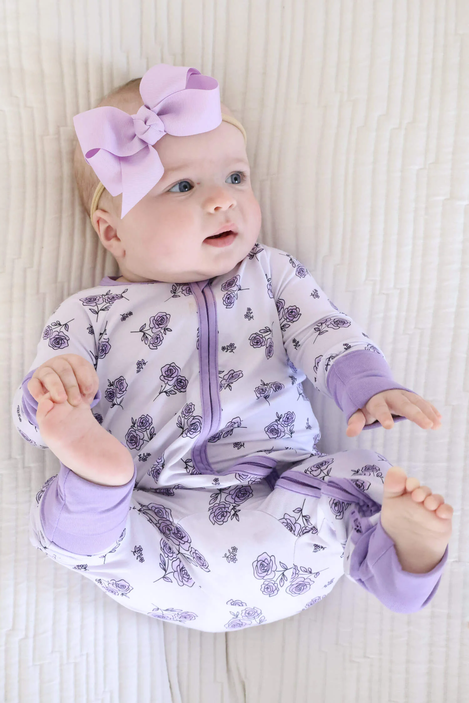 Convertible Zip Romper | Amethyst Garden - Image 5