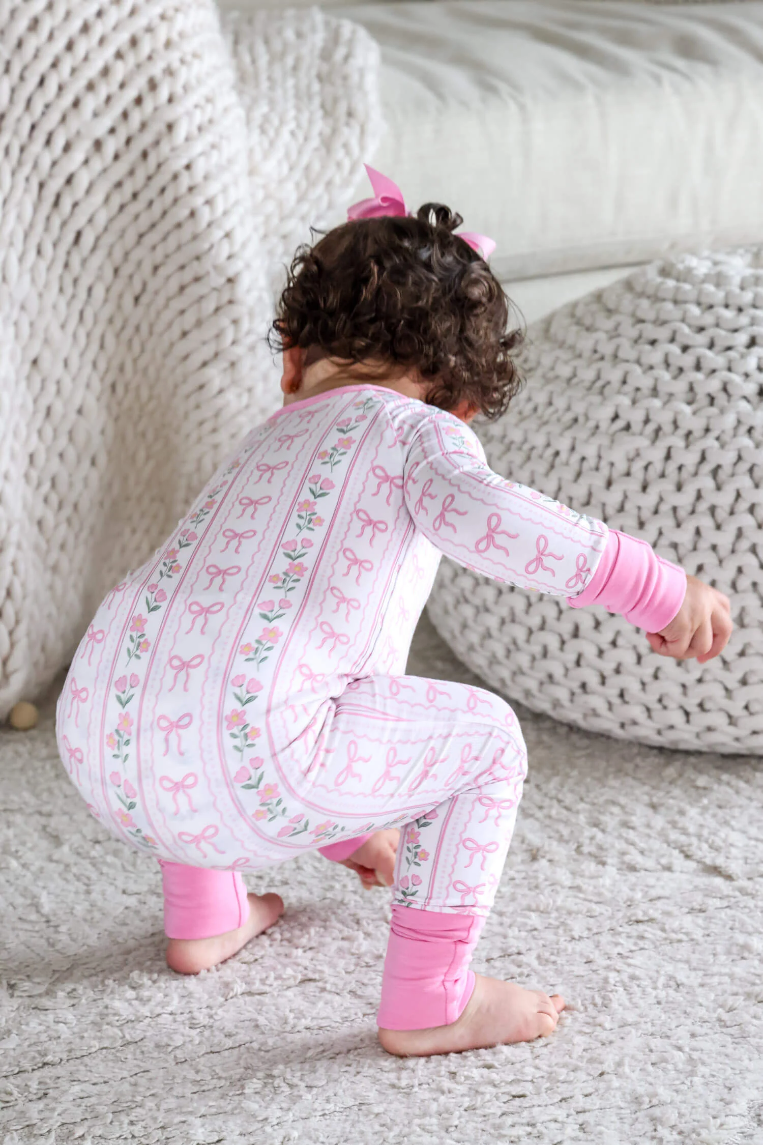 Convertible Zip Romper | Coquette Garden - Image 10
