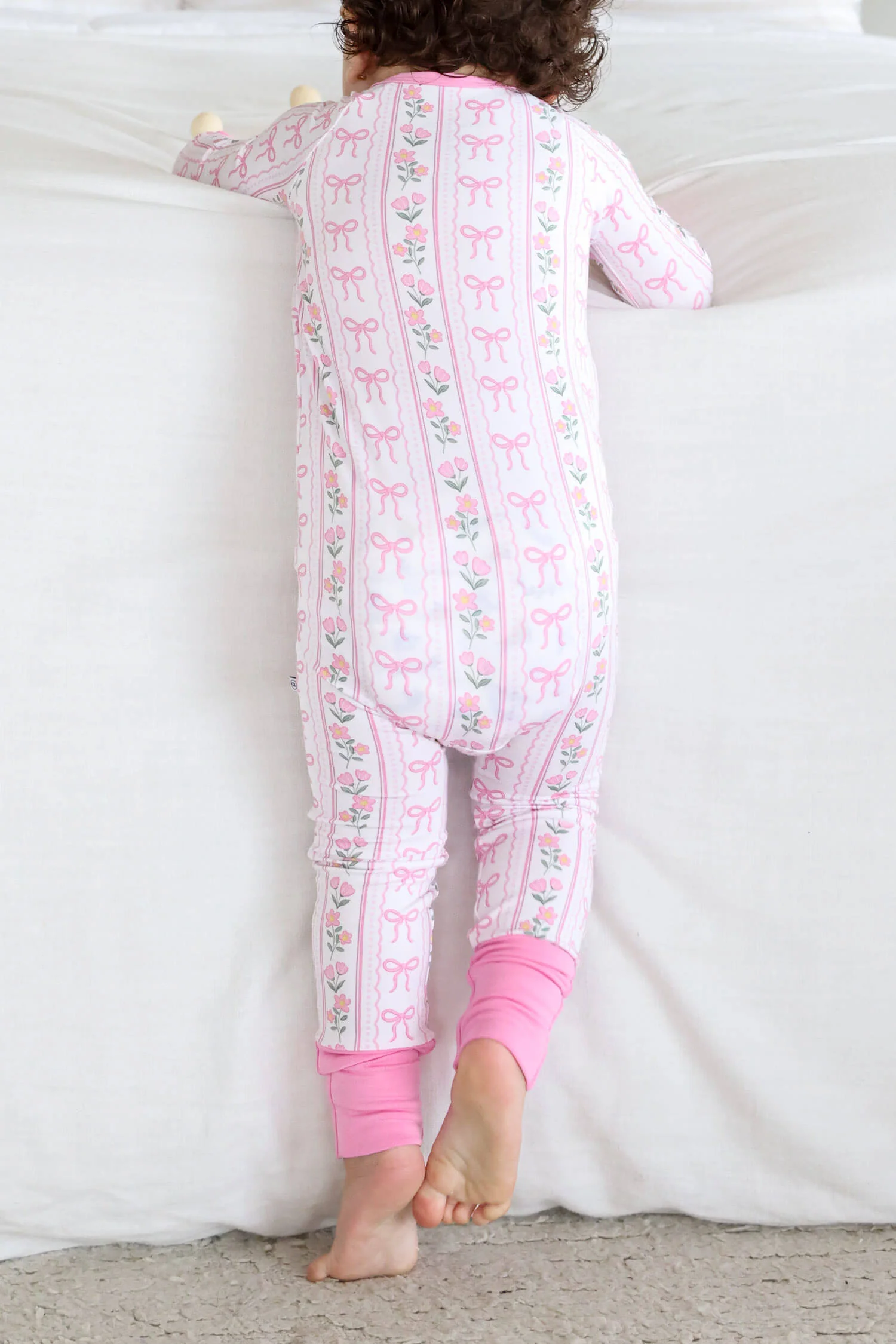 Convertible Zip Romper | Coquette Garden - Image 4