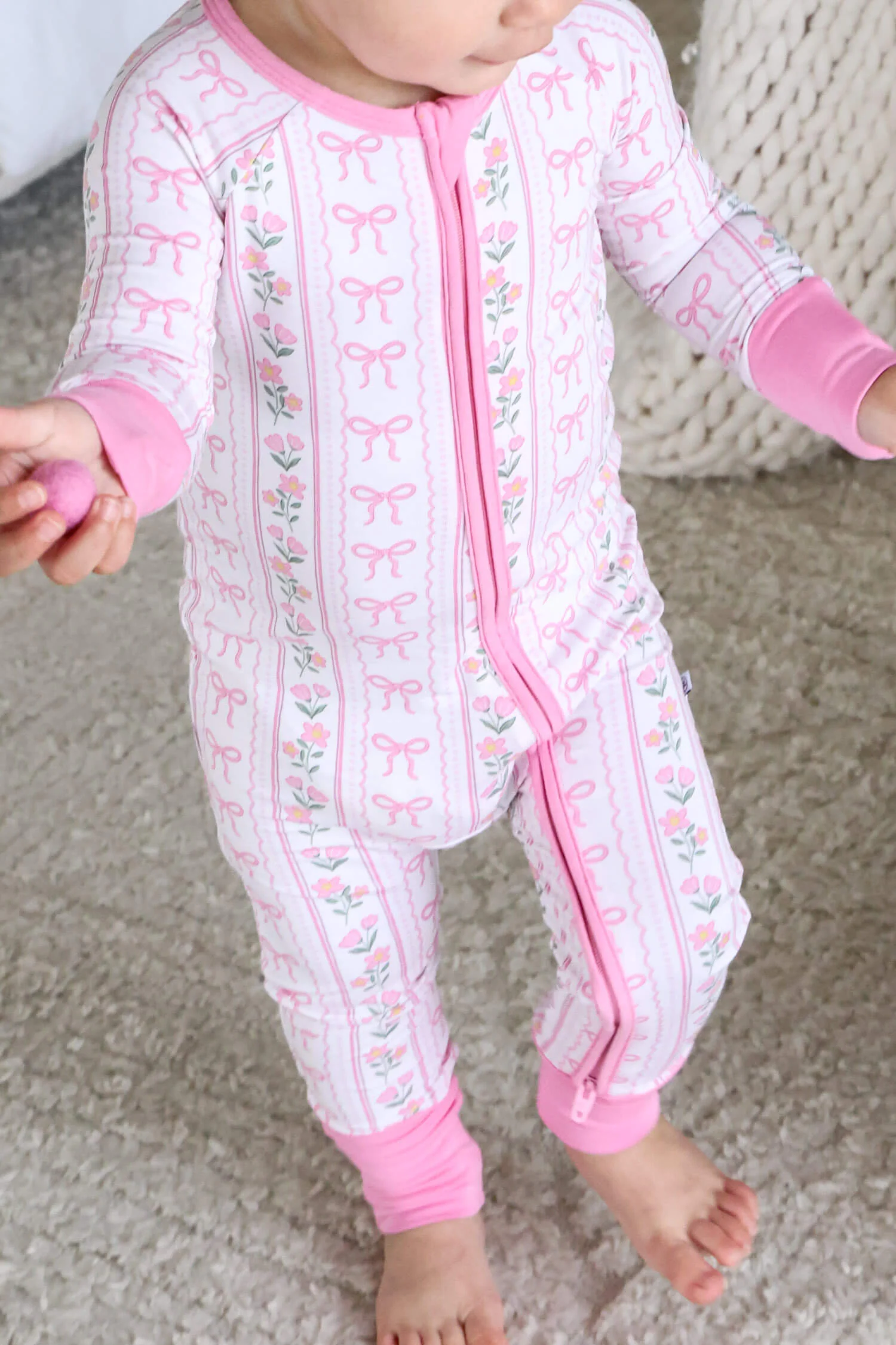 Convertible Zip Romper | Coquette Garden - Image 6