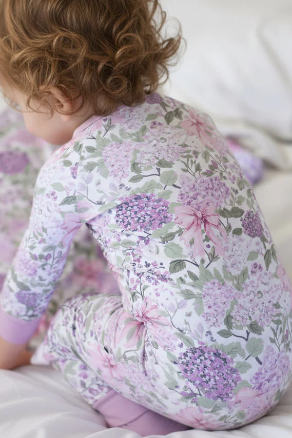 Convertible Zip Romper | Lavender Lullaby - Image 6