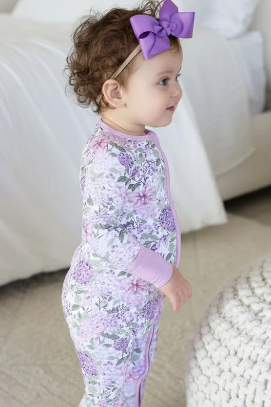 Convertible Zip Romper | Lavender Lullaby - Image 7