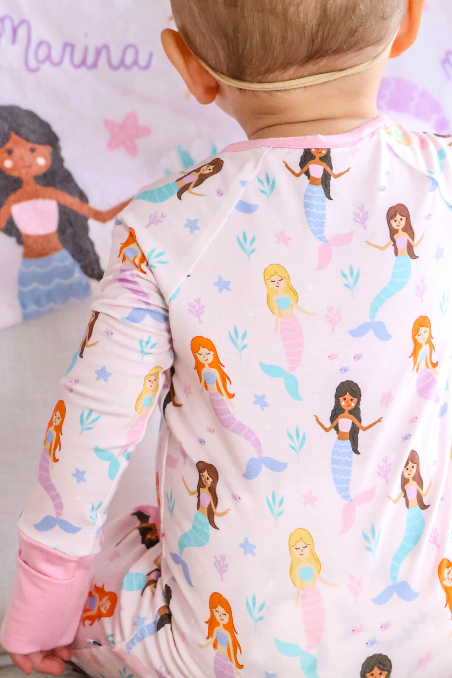 Convertible Zip Romper | Let's Be Mermaids - Image 3