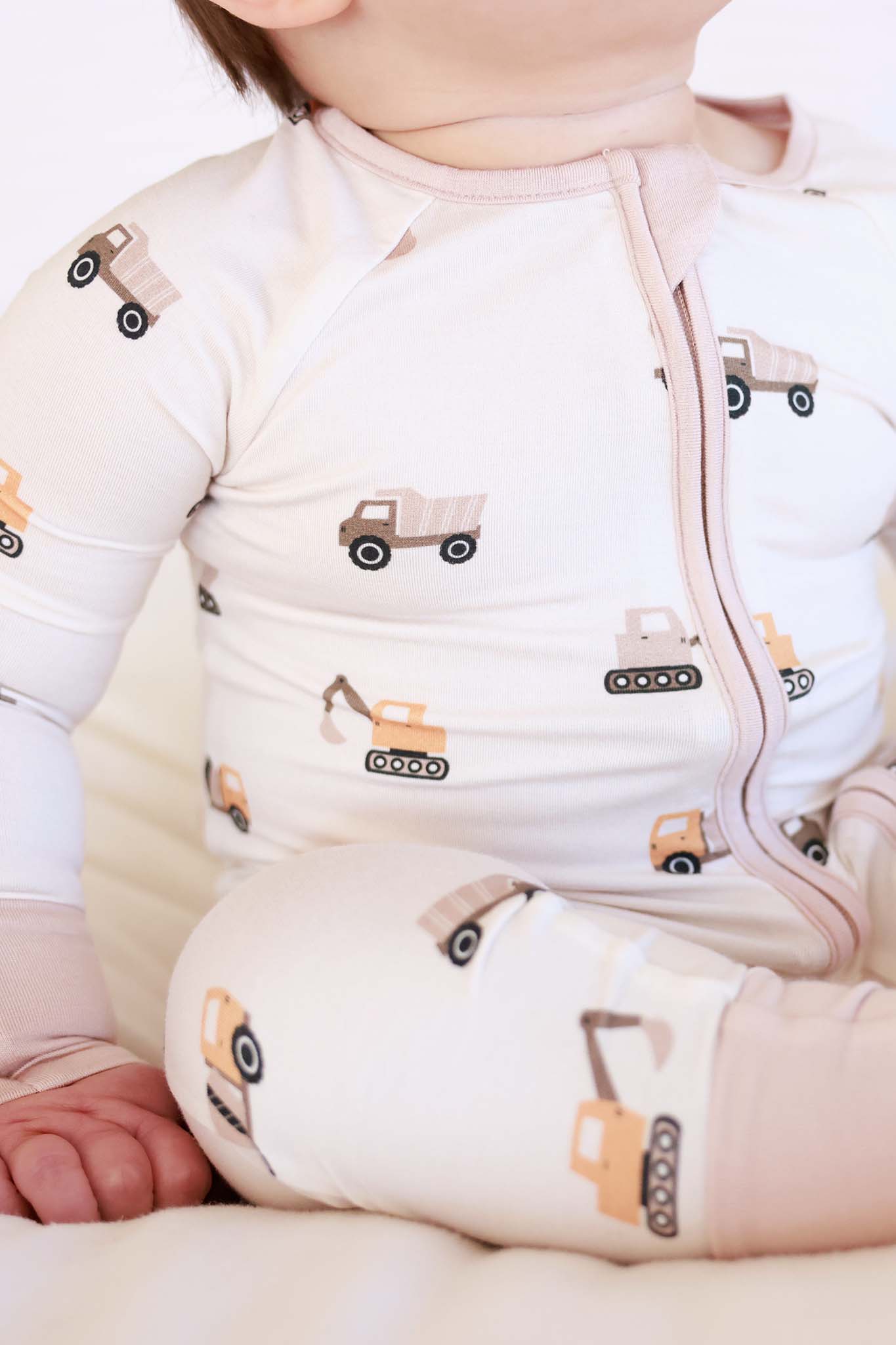 Convertible Zip Romper | Little Builder - Image 4