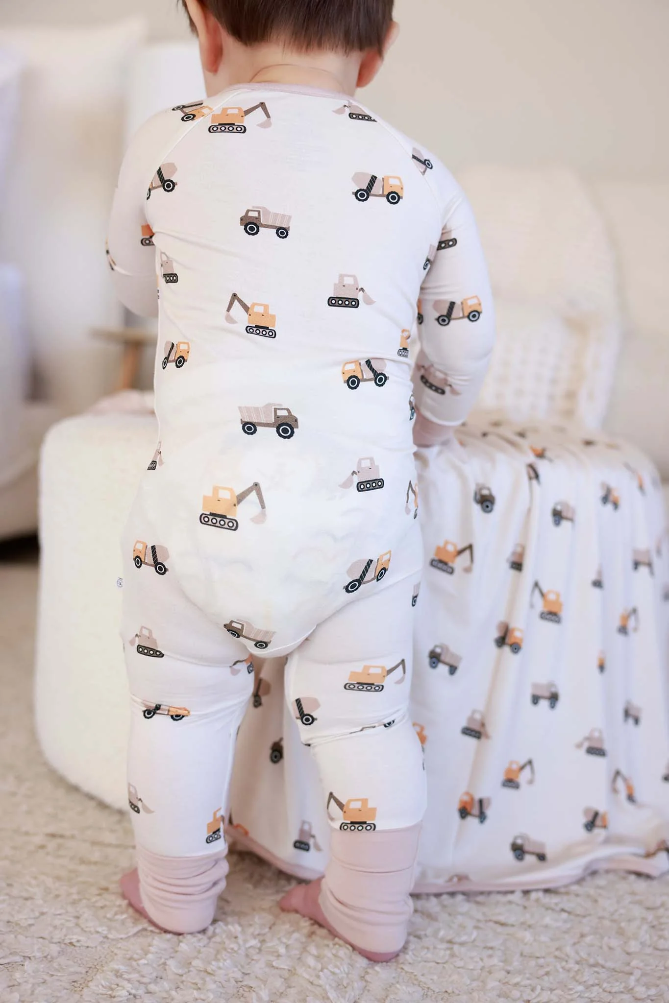 Convertible Zip Romper | Little Builder - Image 5