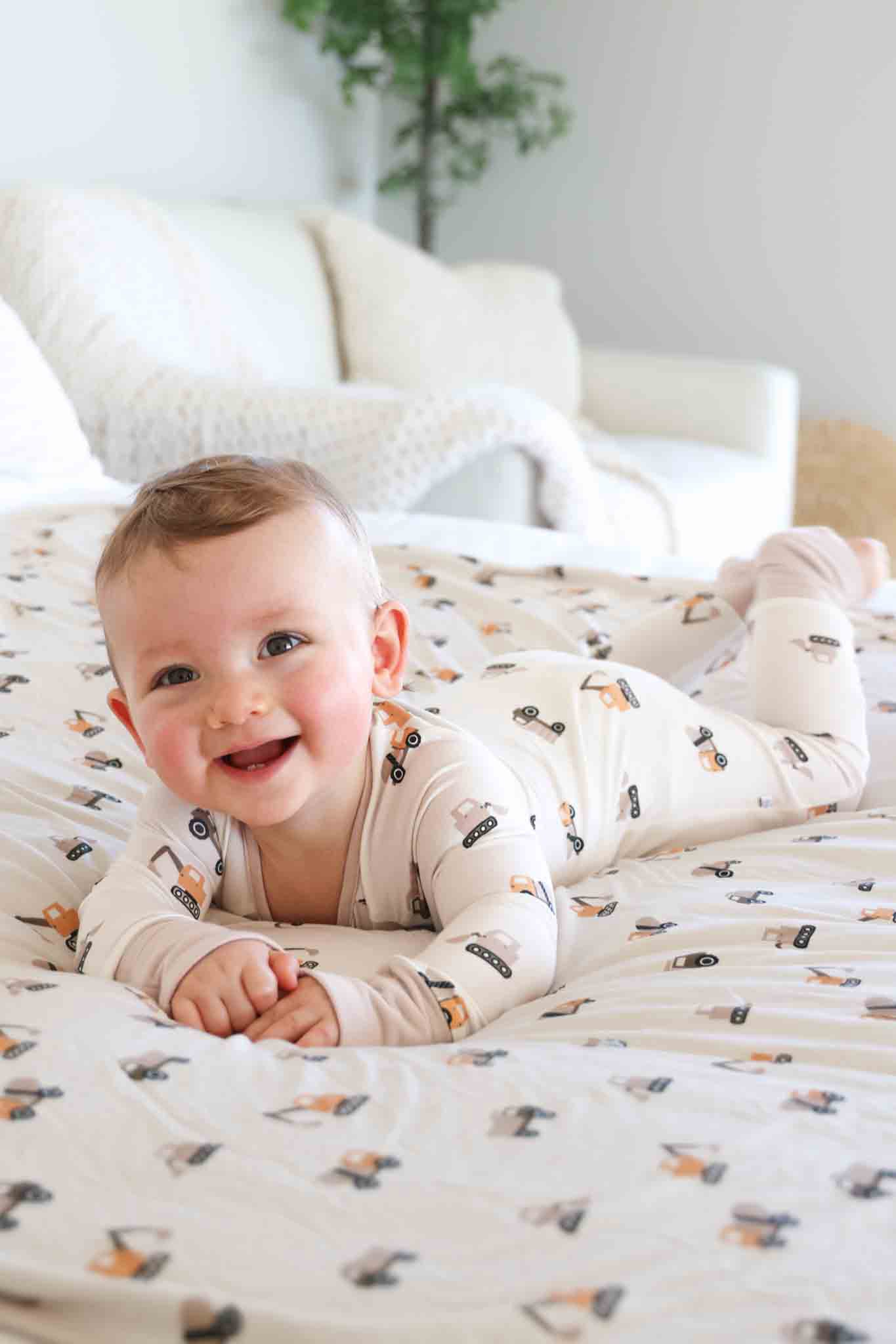Convertible Zip Romper | Little Builder - Image 6