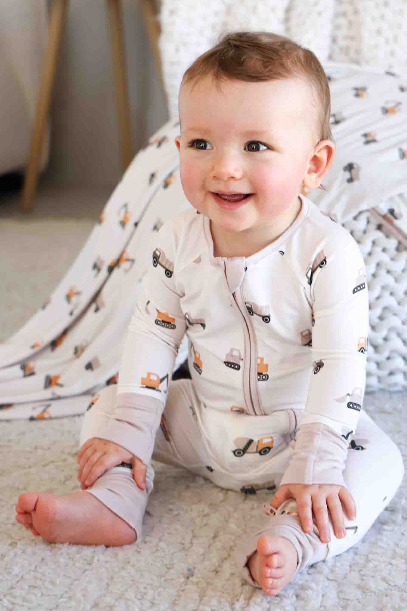 Convertible Zip Romper | Little Builder - Image 7