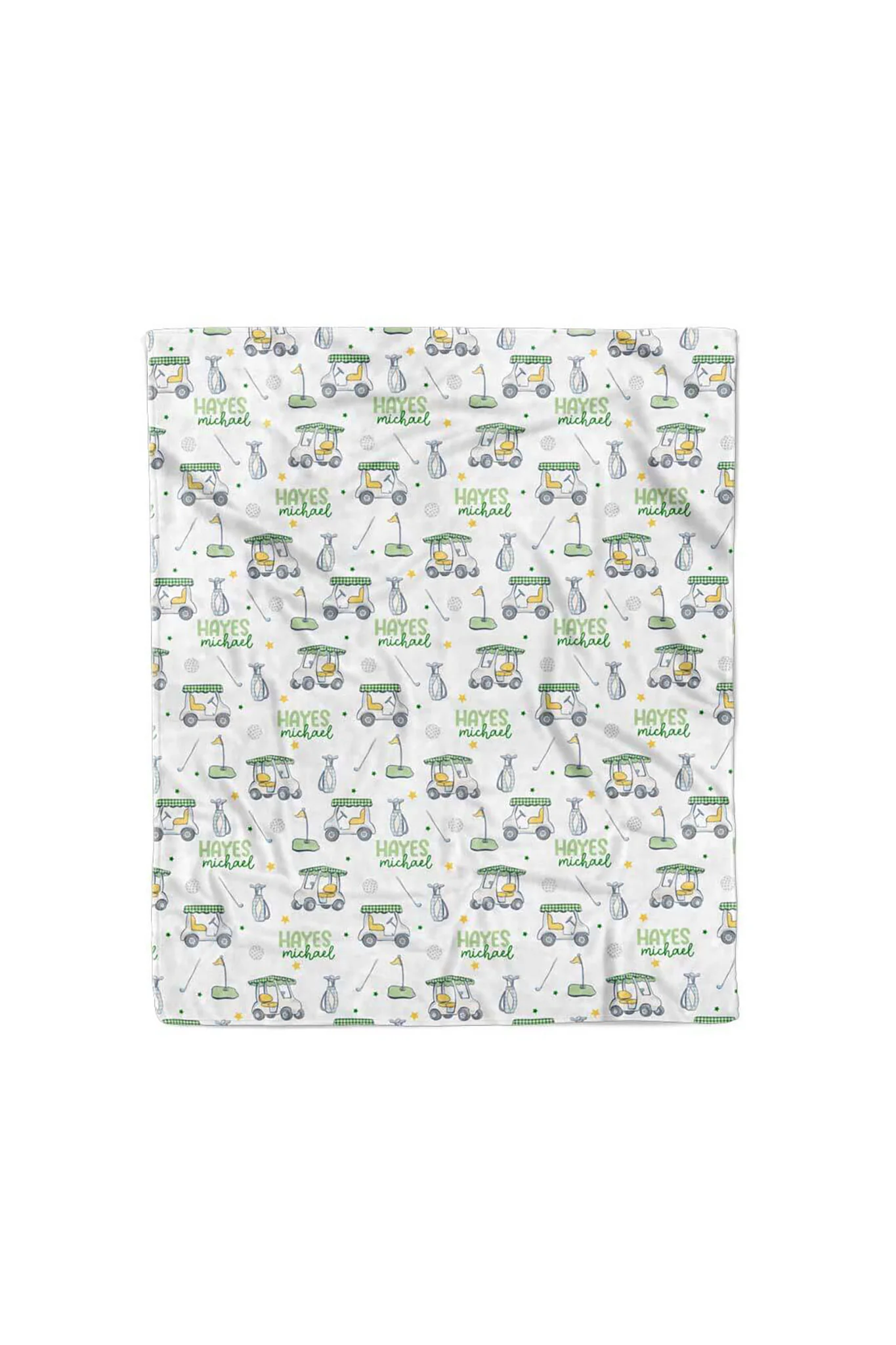Country Club Cuties Personalized Kids Blanket | Blue - Image 4