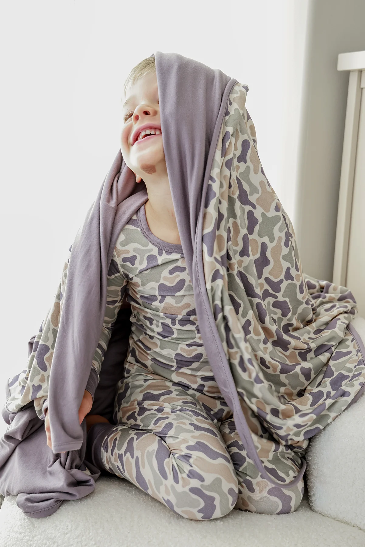 Double Sided Bamboo Blanket | Camo Cutie - Image 3