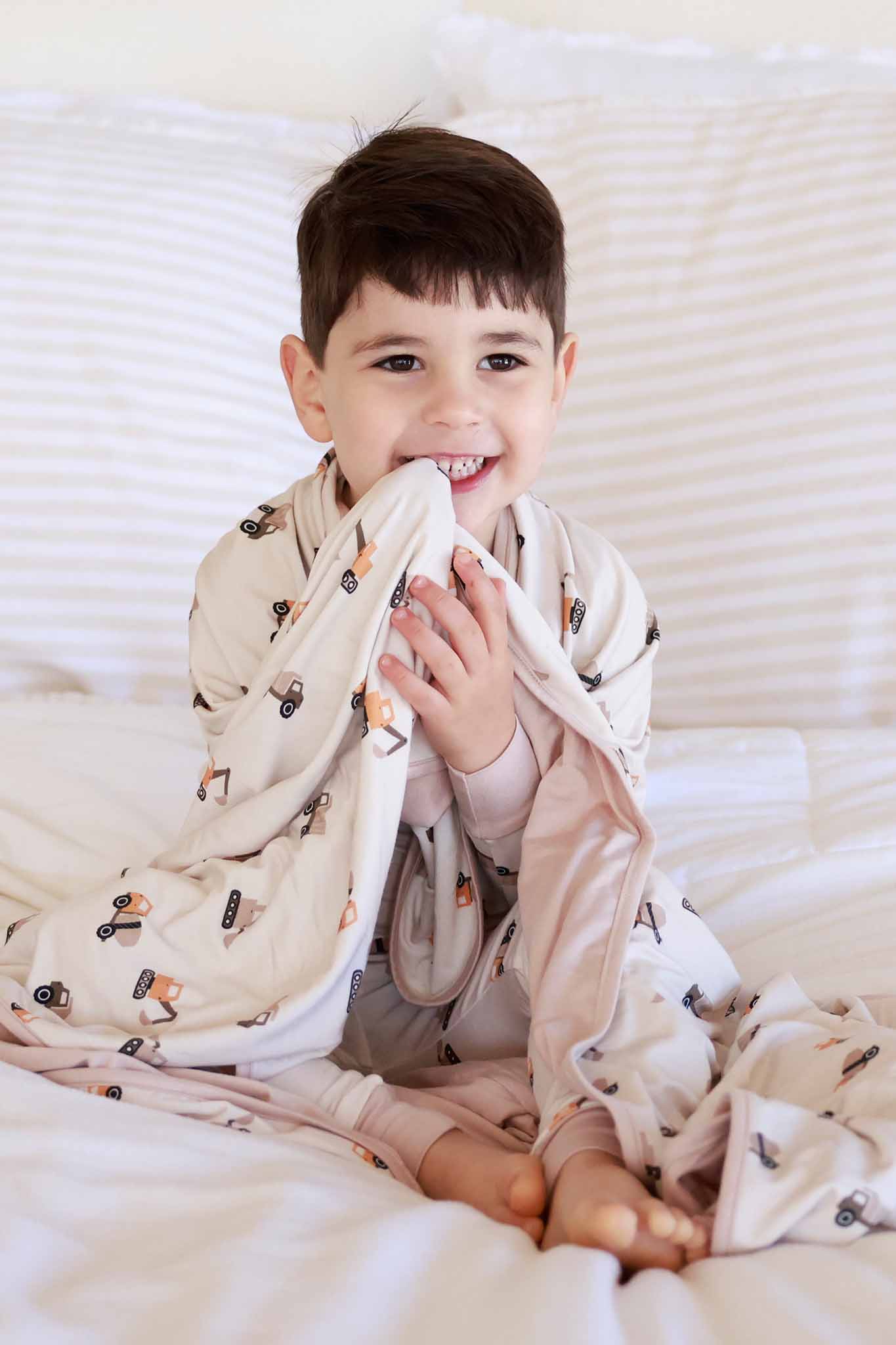 Double Sided Bamboo Blanket | Little Builder - Image 4
