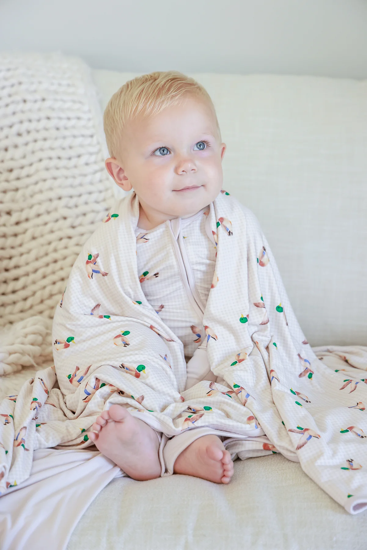 Double Sided Bamboo Blanket | Little Mallard