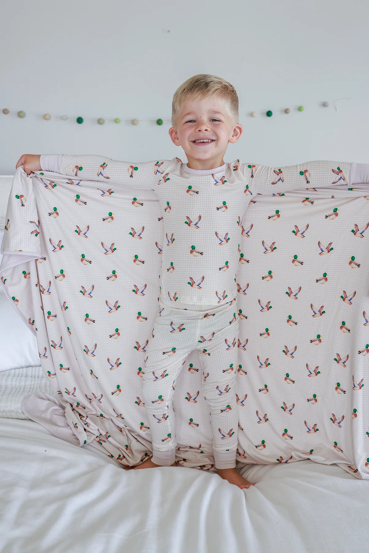 Double Sided Bamboo Blanket | Little Mallard - Image 7