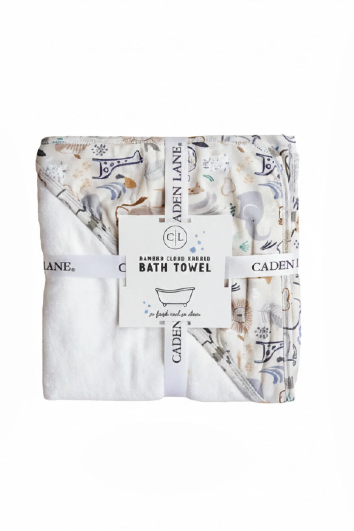 Embroidered Bamboo Hooded Towel | Into The Wild - Image 8