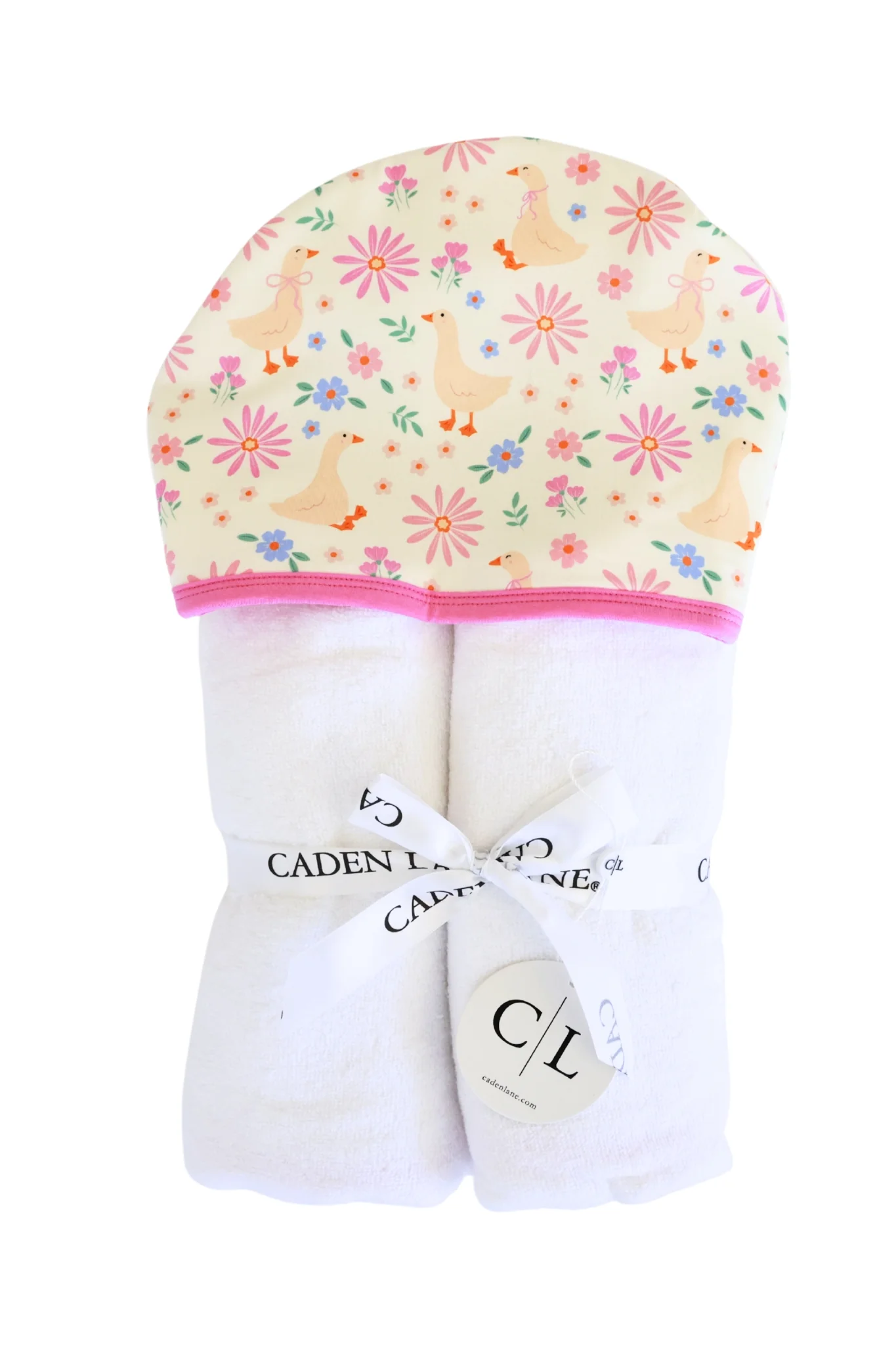 Embroidered Bamboo Hooded Towel | Loosey Goose - Image 2
