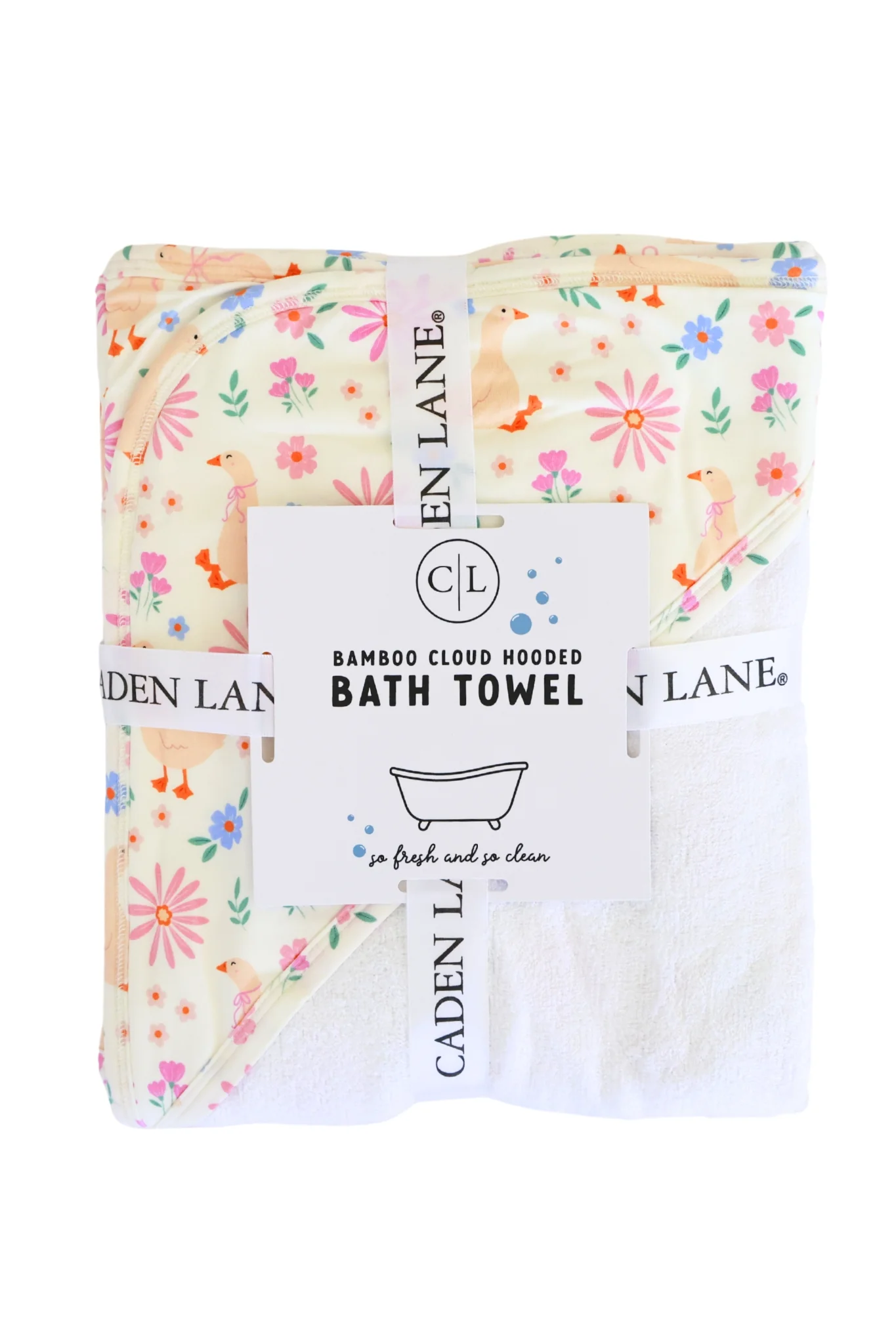 Embroidered Bamboo Hooded Towel | Loosey Goose - Image 4