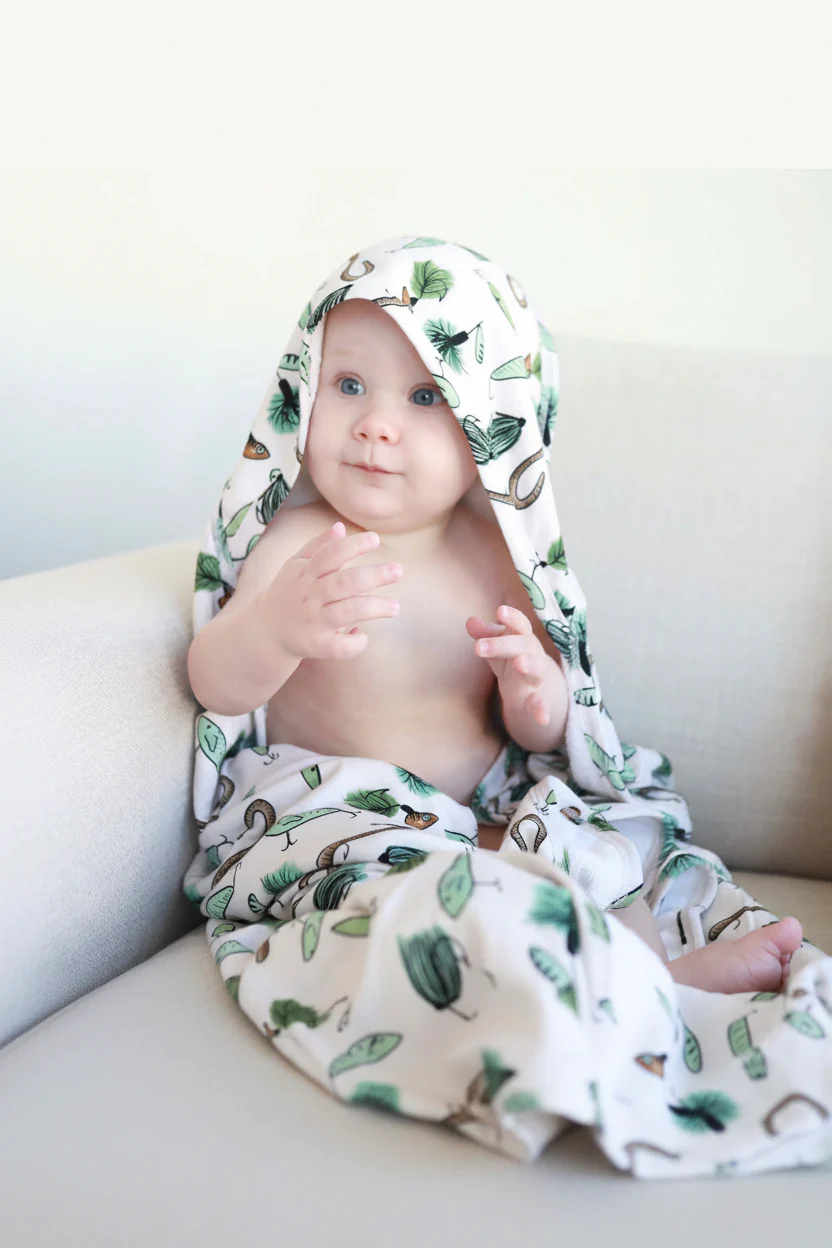 Embroidered Bamboo Hooded Towel | Tackle Box - Image 6