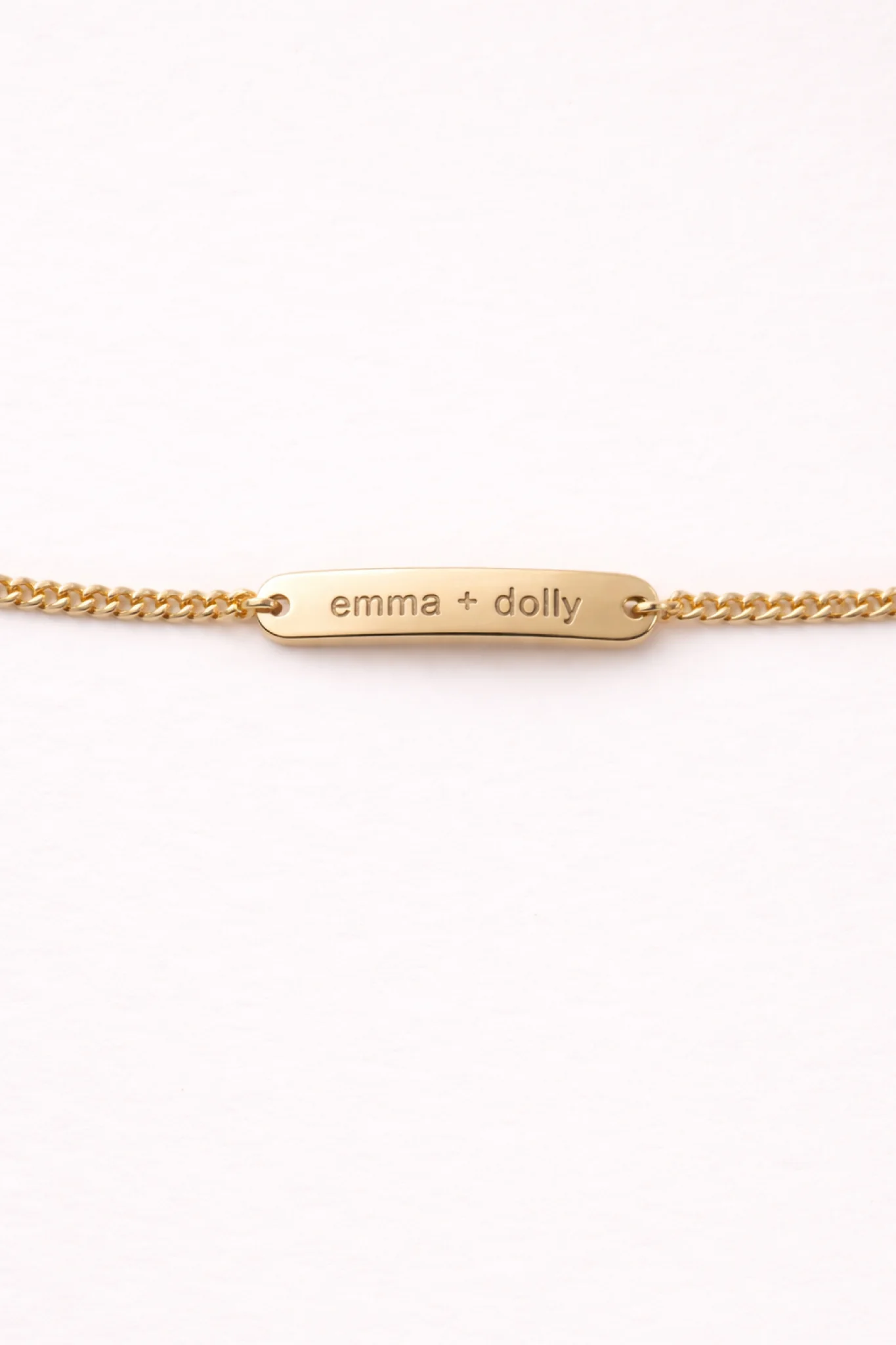 Engraved Bar Bracelet