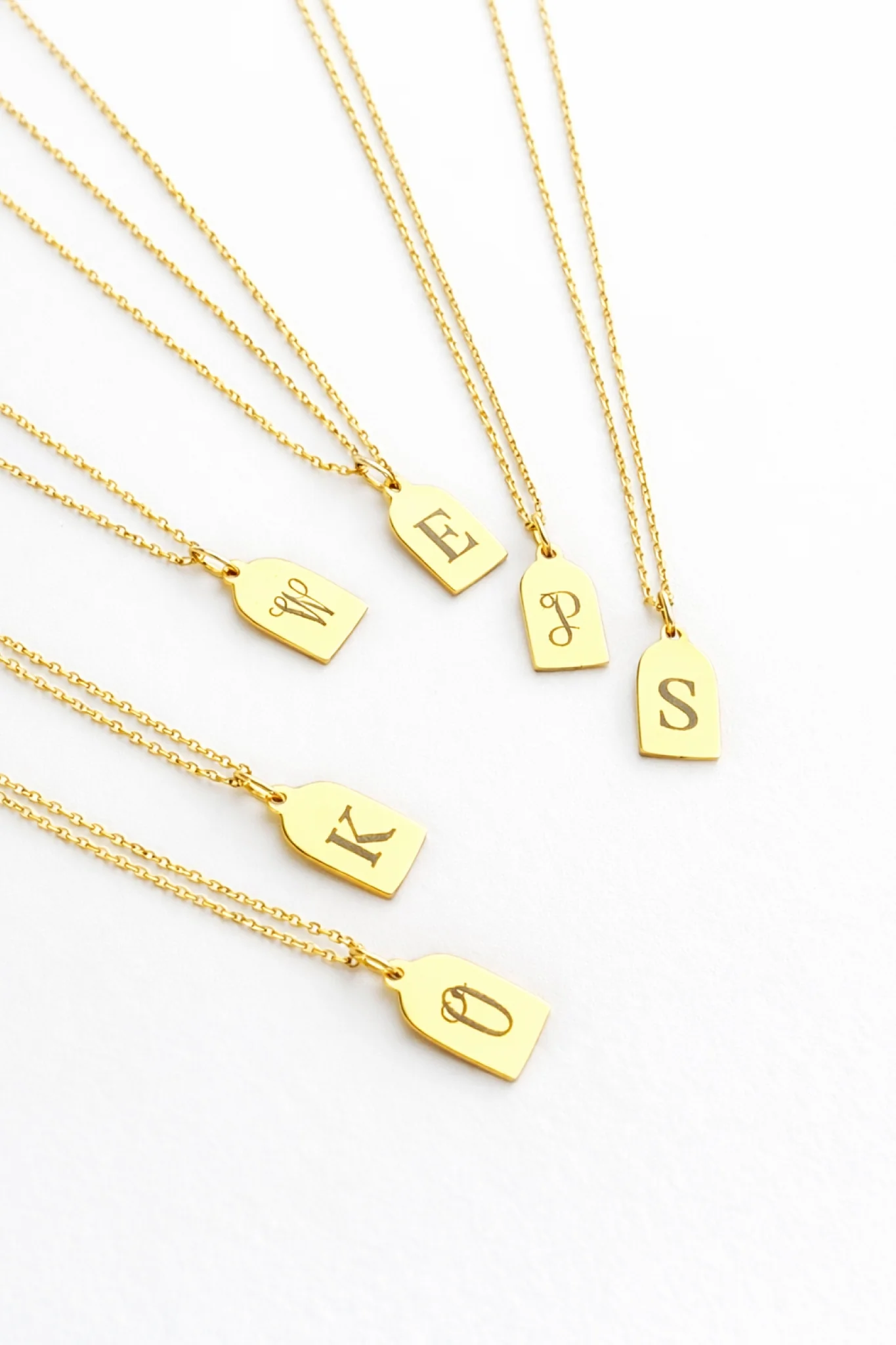Engraved Tag Charm Necklace - Image 8