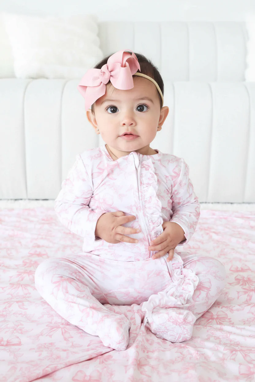 Fancy Frills Ruffle Zipper Footie - Image 2