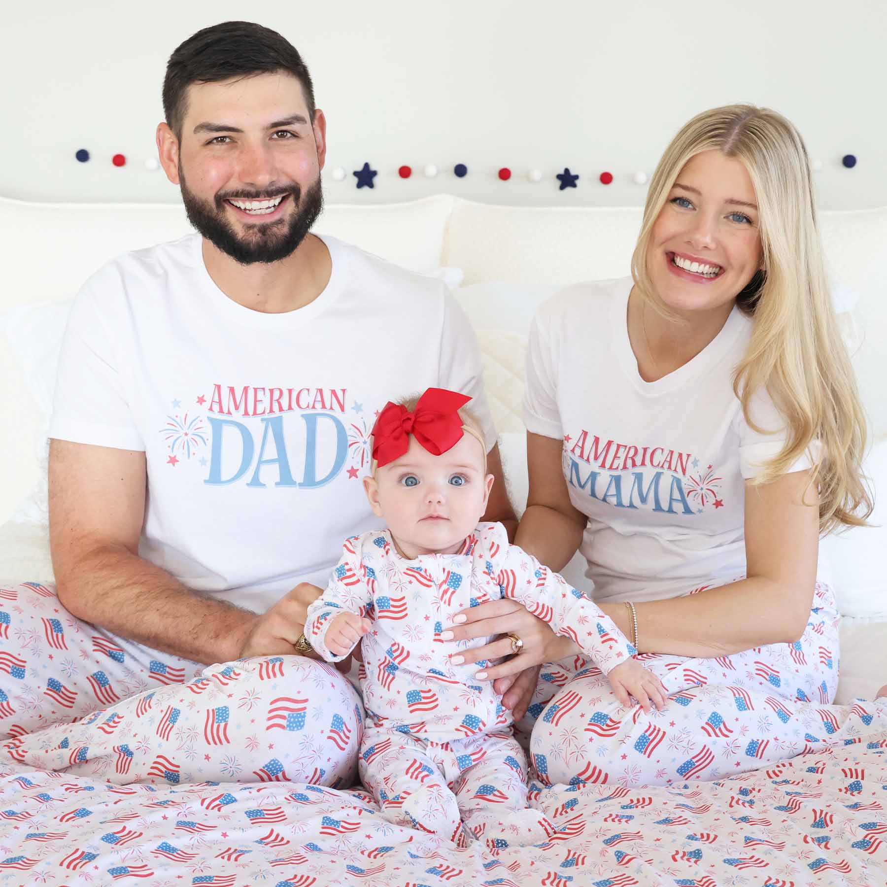 Fireworks & Freedom Unisex Adult Pajama Pants - Image 6