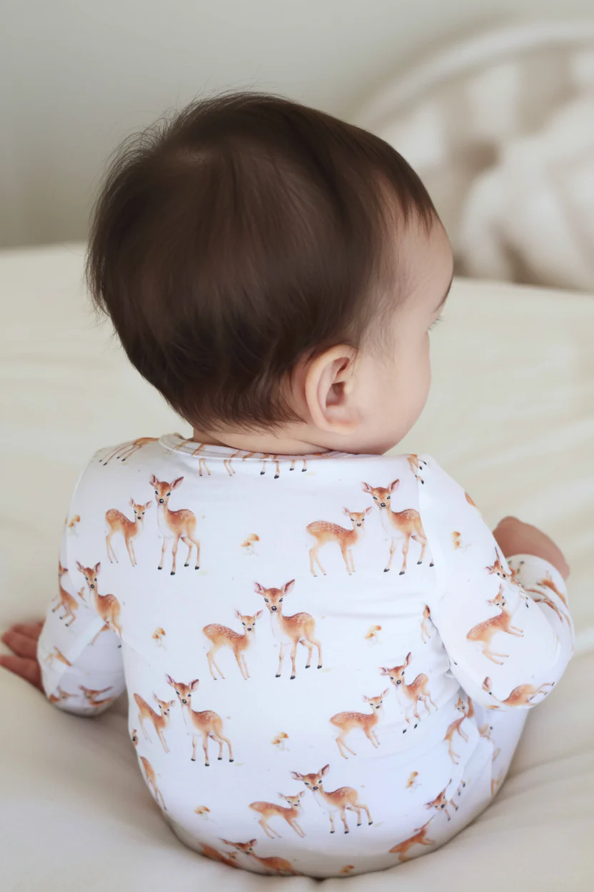 Friendly Fawns Zipper Footie - Image 2