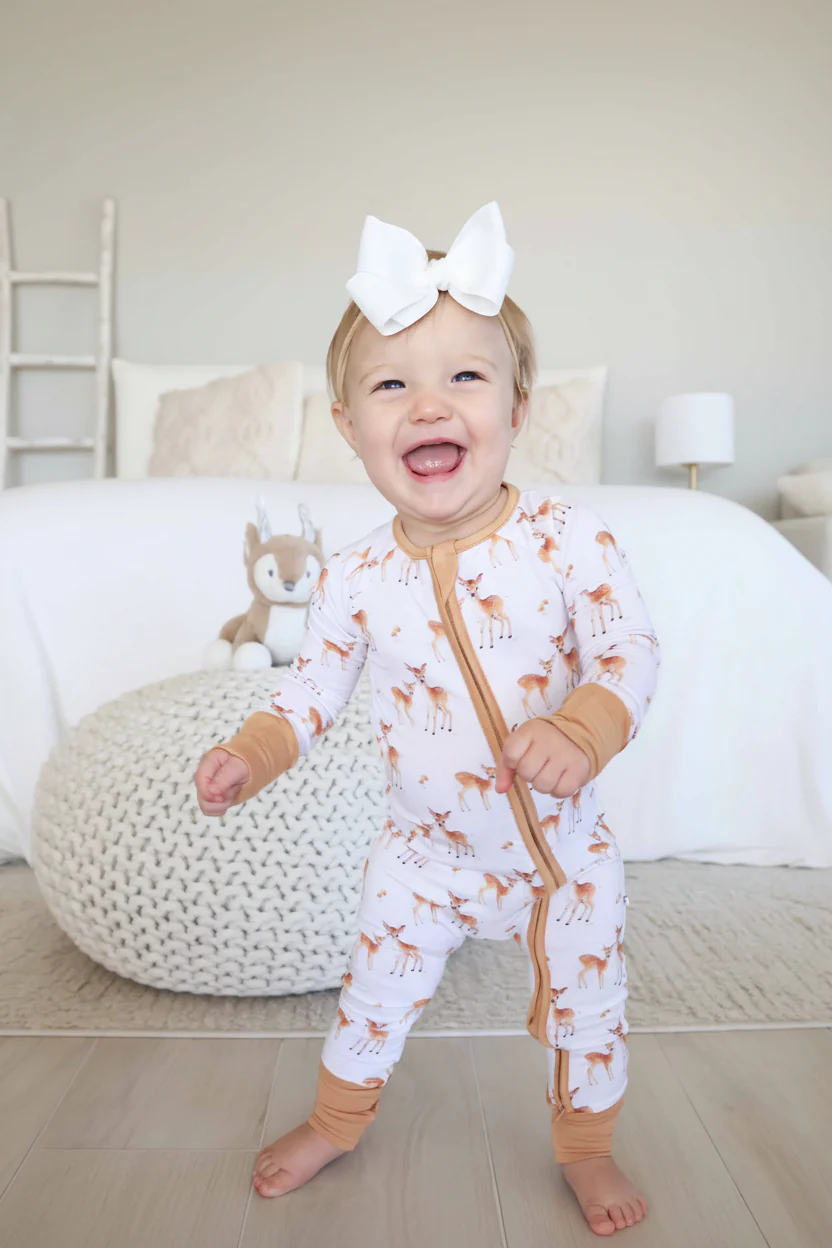 Friendly Fawns Convertible Zip Romper - Image 2