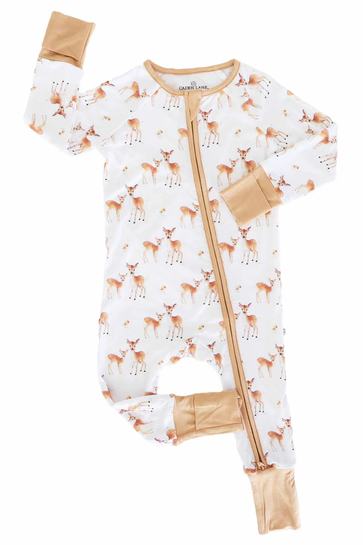 Friendly Fawns Convertible Zip Romper - Image 4
