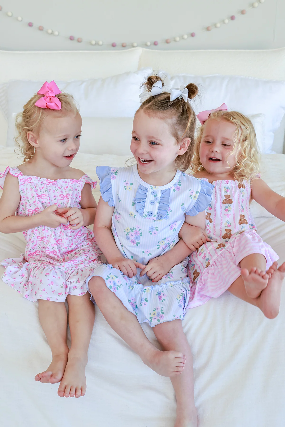 Girls' Flutter Sleeve Nightgown | Heirloom Posies - Image 8