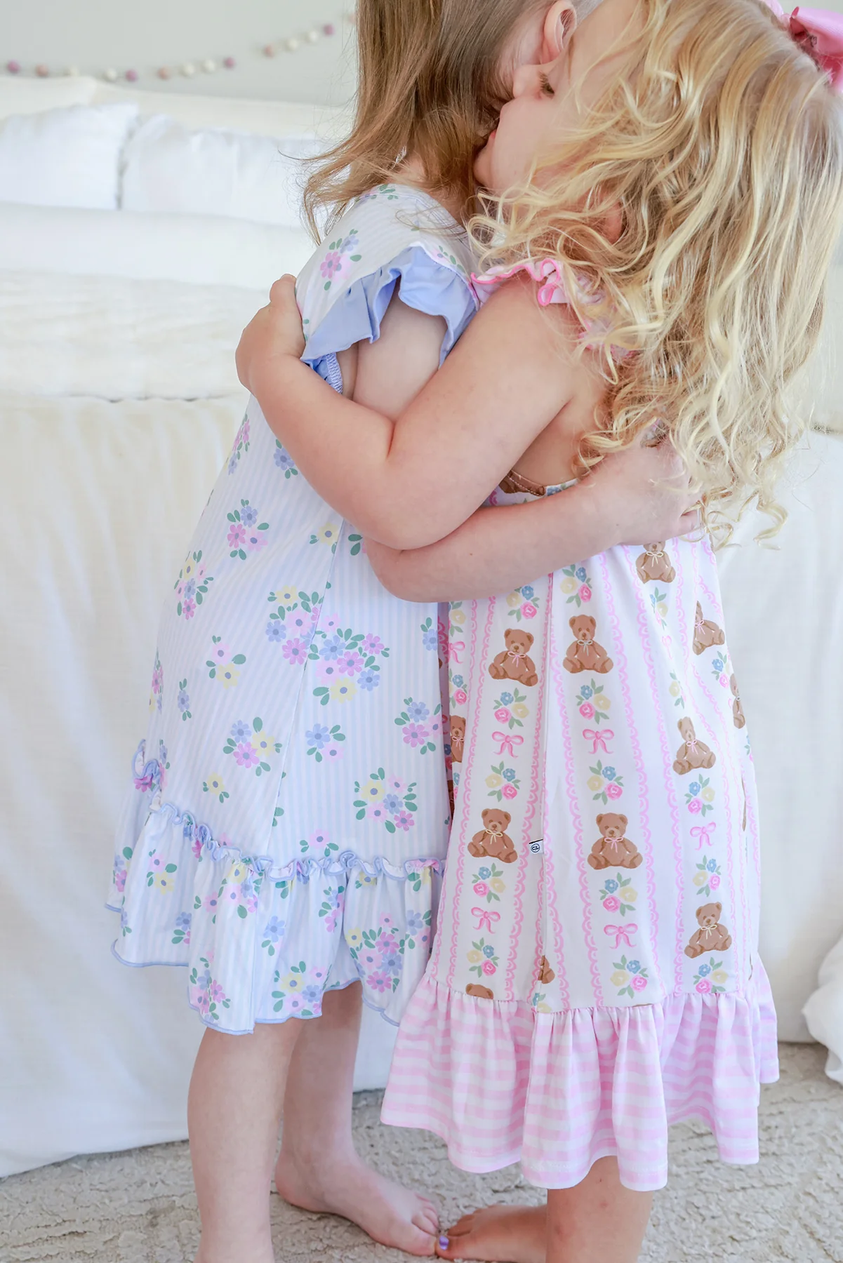 Girls' Full Length Ruffle Nightgown | Beary Lovely - Image 14