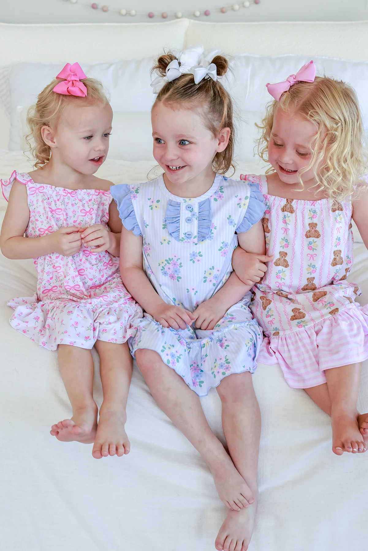 Girls' Full Length Ruffle Nightgown | Beary Lovely - Image 7