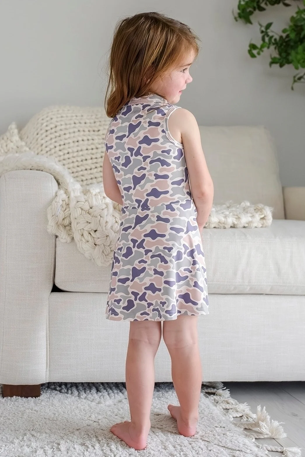 Girl's Polo Dress | Camo Cutie - Image 12