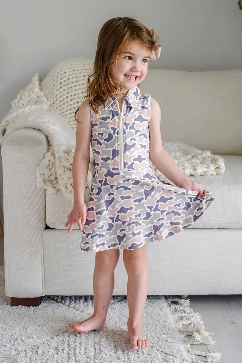 Girl's Polo Dress | Camo Cutie - Image 15