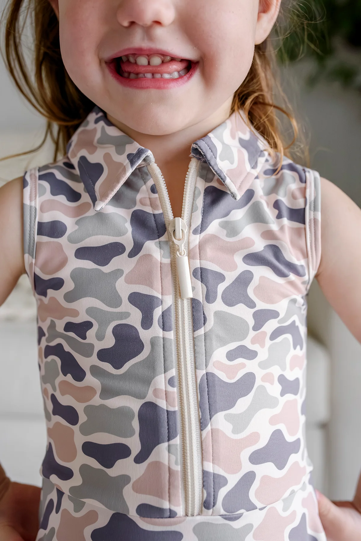 Girl's Polo Dress | Camo Cutie - Image 4