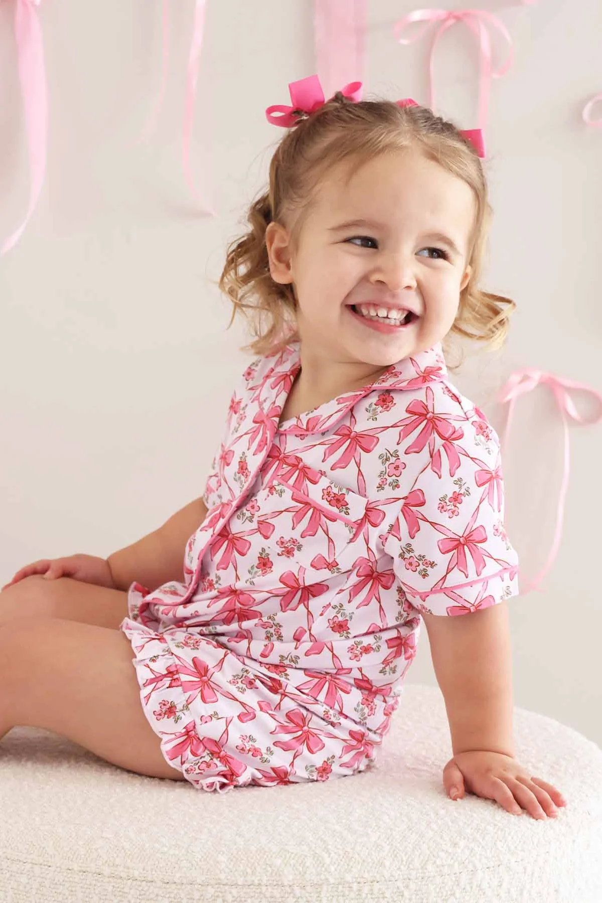 Girl's Two Piece Short Lounge Sets - Image 7